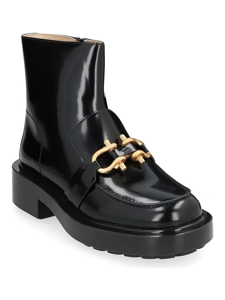 Black Calfskin Ankle Boots alternative