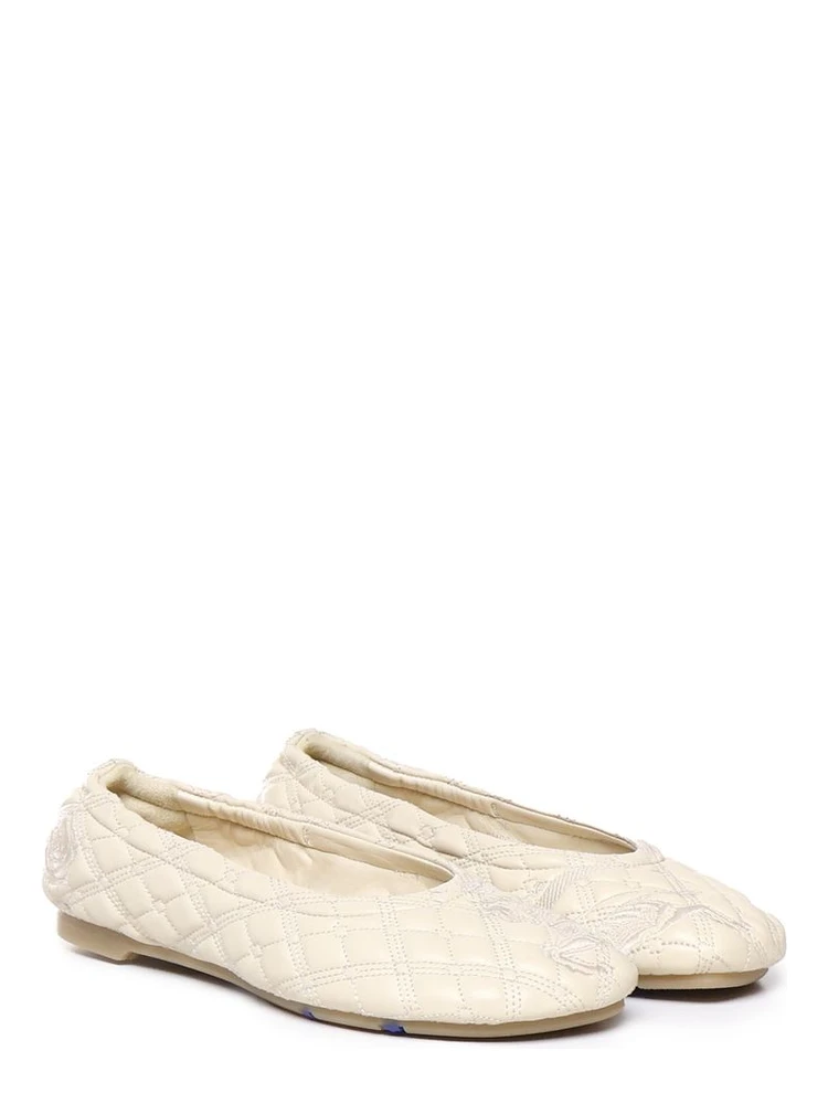 White Lamb Leather Ballet Flats alternative