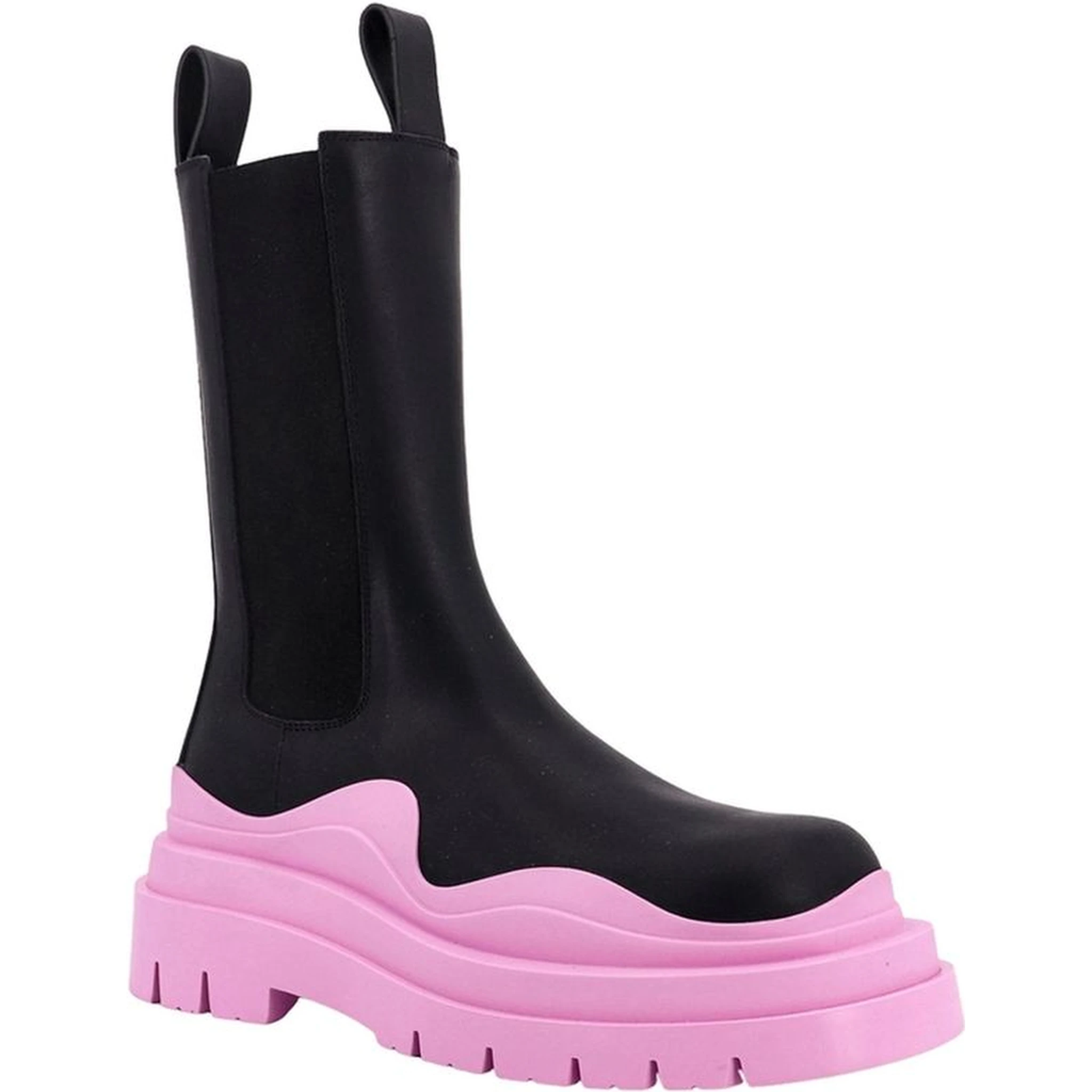 Black Calfskin Chelsea Boots