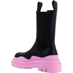 Black Calfskin Chelsea Boots