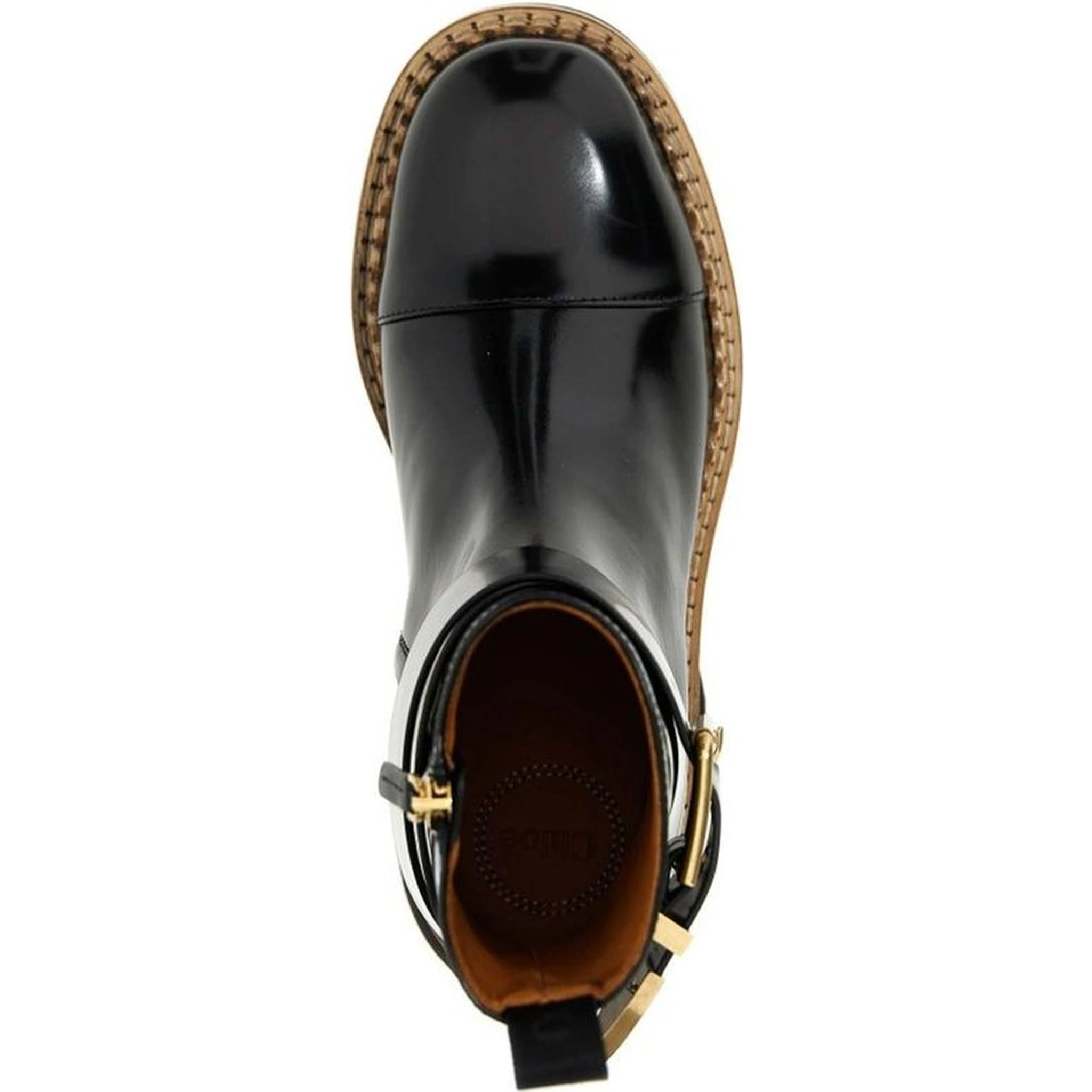 Black Calfskin Ankle Boots