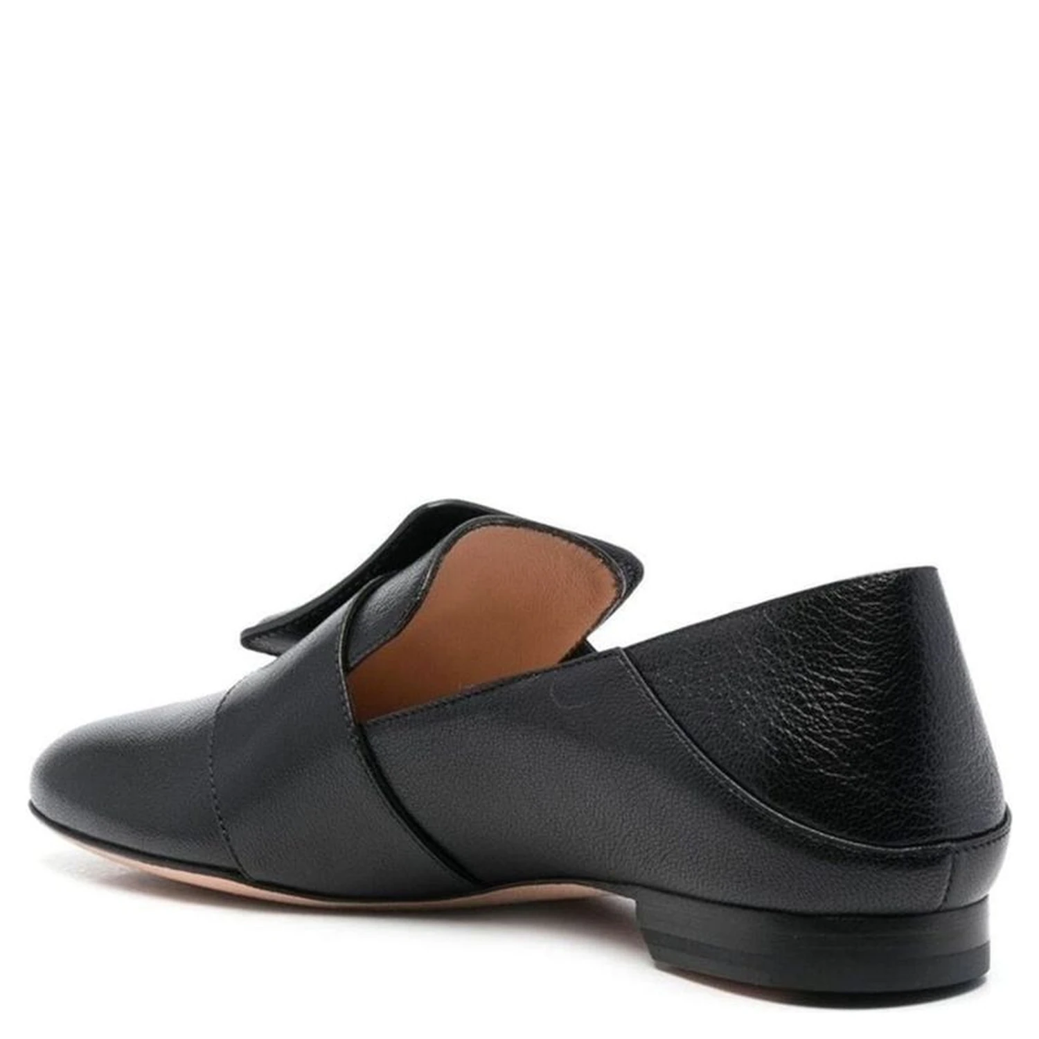 Black Calfskin Slip-On Loafers