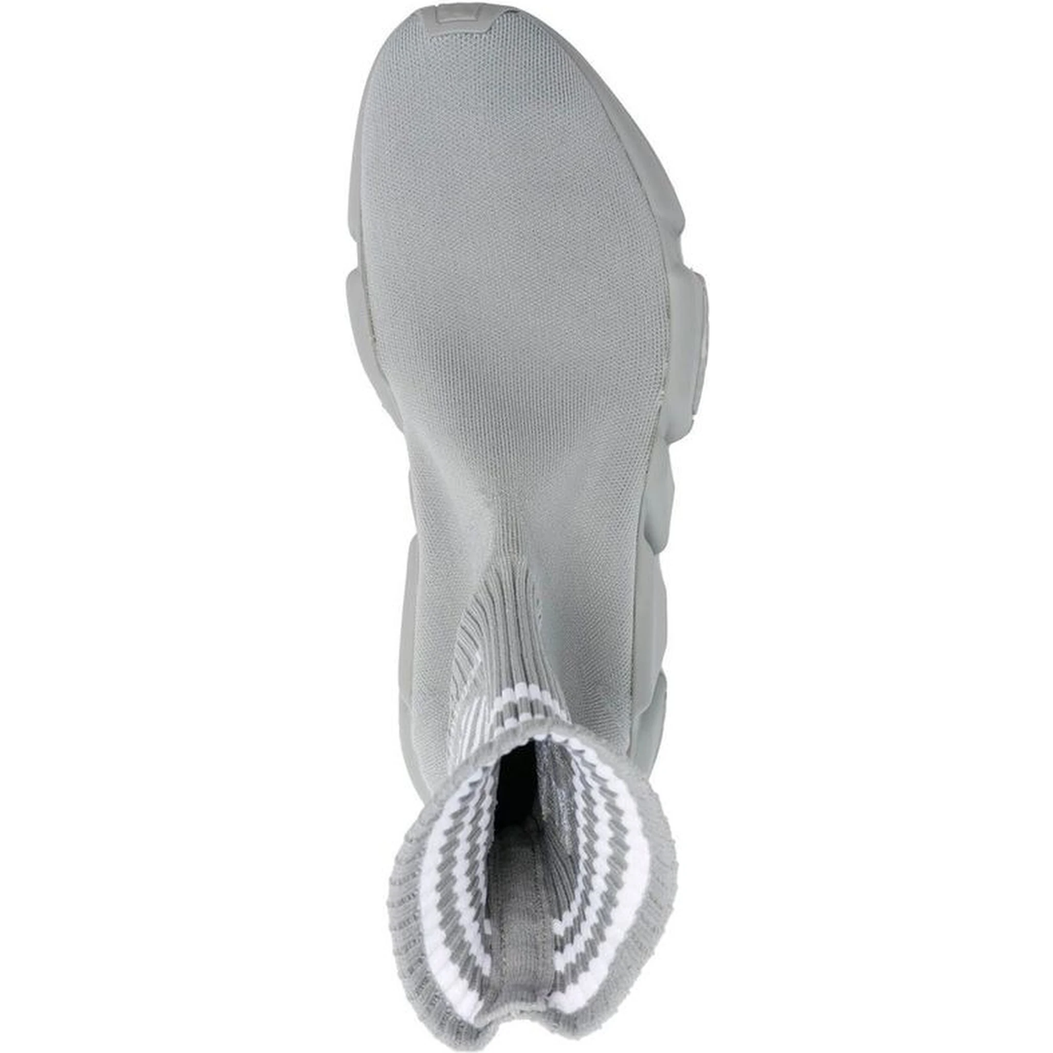 Gray Nylon Athletic Sneakers