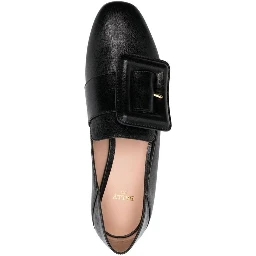 Black Calfskin Slip-On Loafers