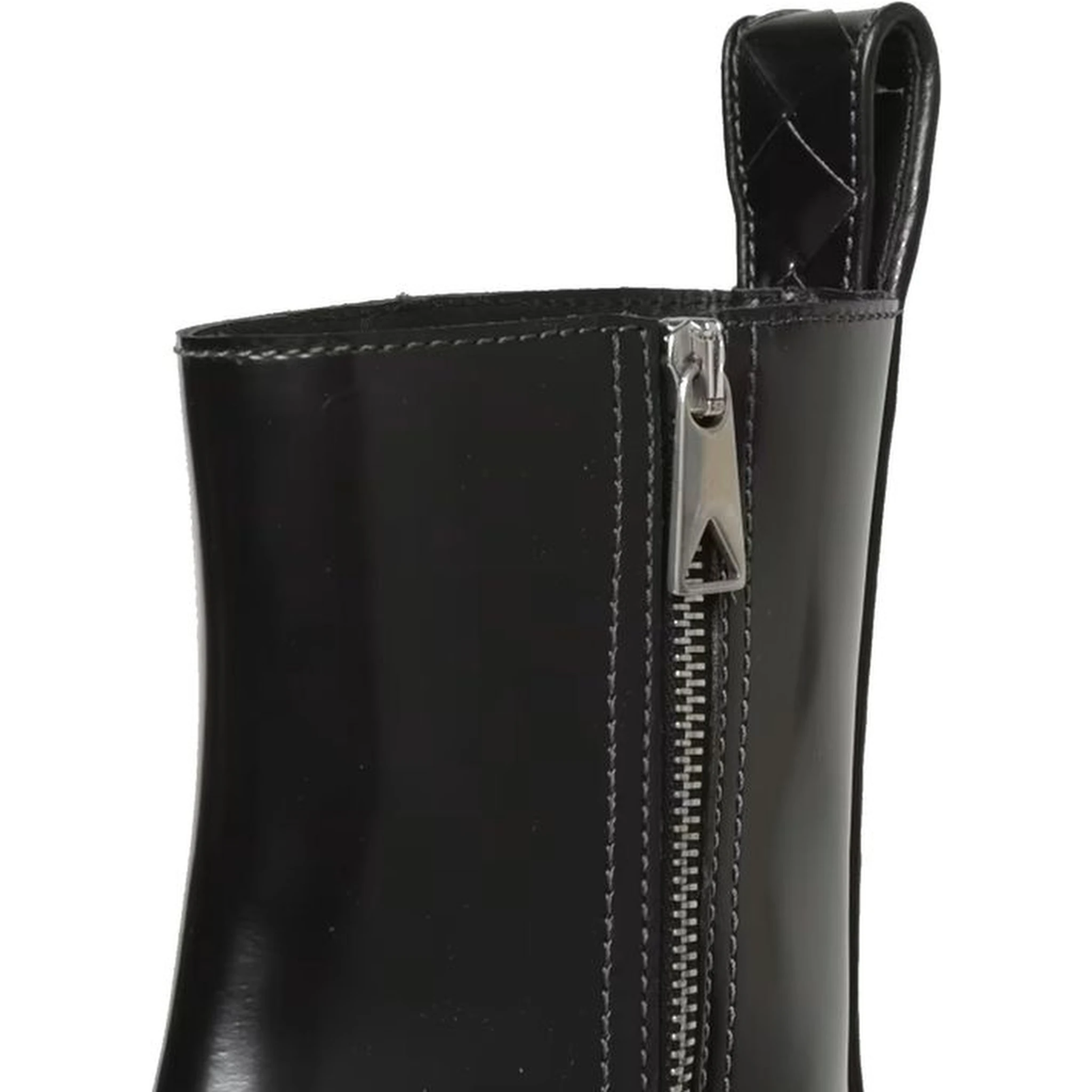 Black Calfskin Ankle Boots