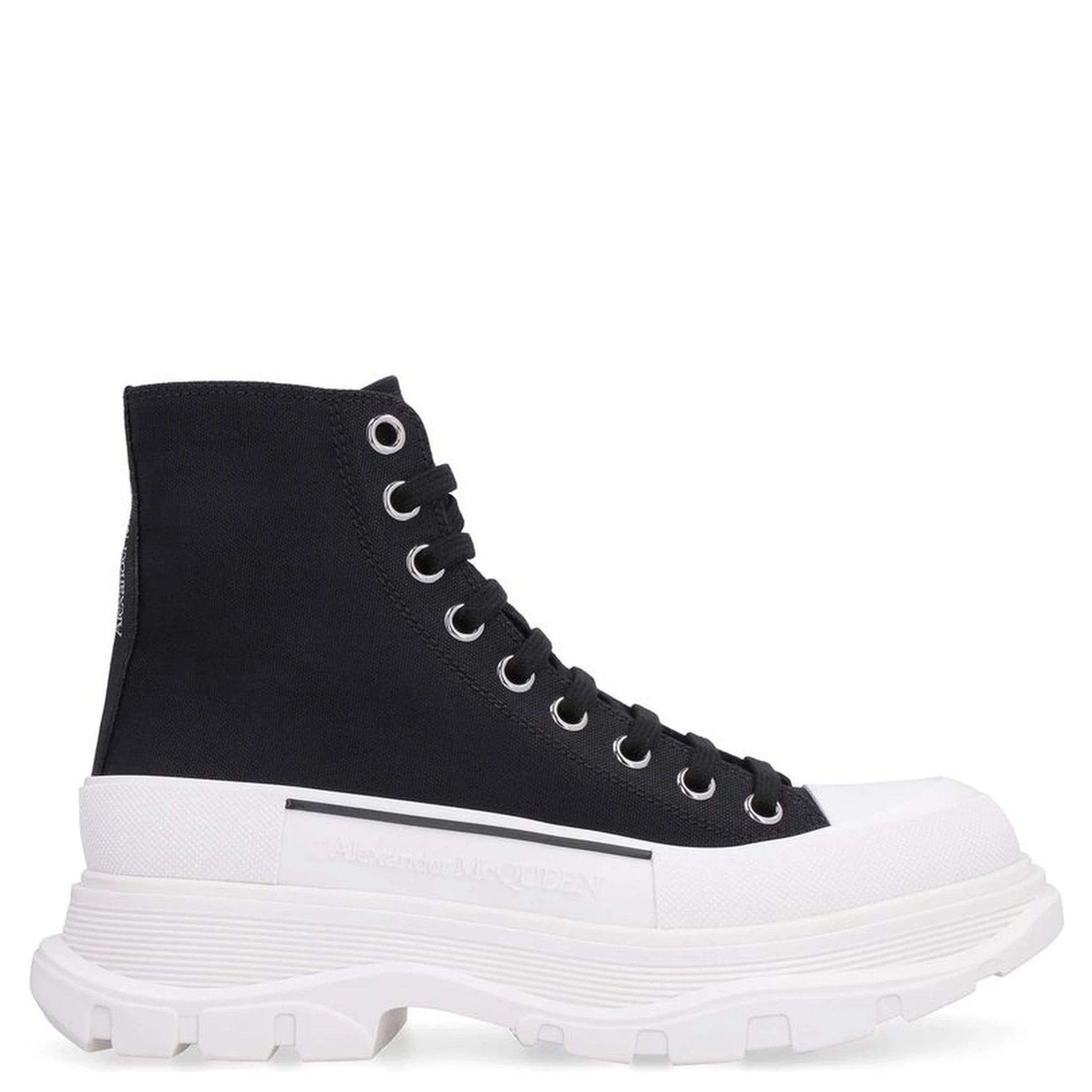 Black Canvas High Top Sneakers