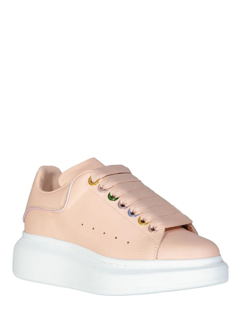 Multicolor Calfskin Chunky Sneakers