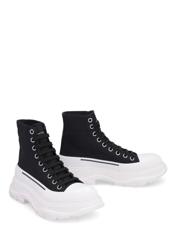 Black Canvas High Top Sneakers alternative