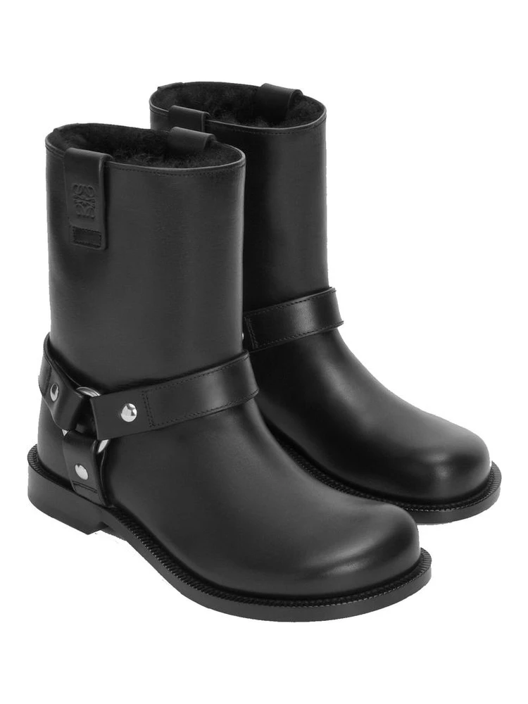 Black Calfskin Ankle Boots alternative