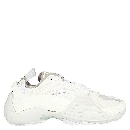 White Polyethylene Athletic Sneakers