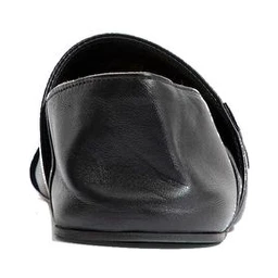 Black Calfskin Slippers