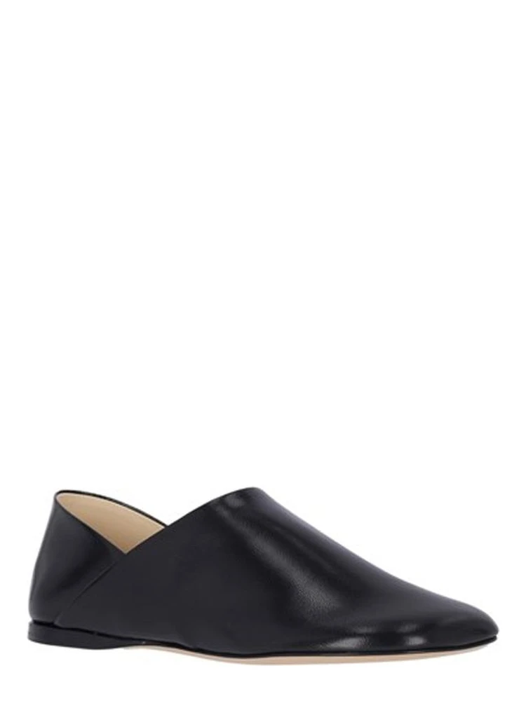 Black Lamb Leather Slip-On Loafers alternative