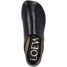 Black Lamb Leather Slip-On Loafers