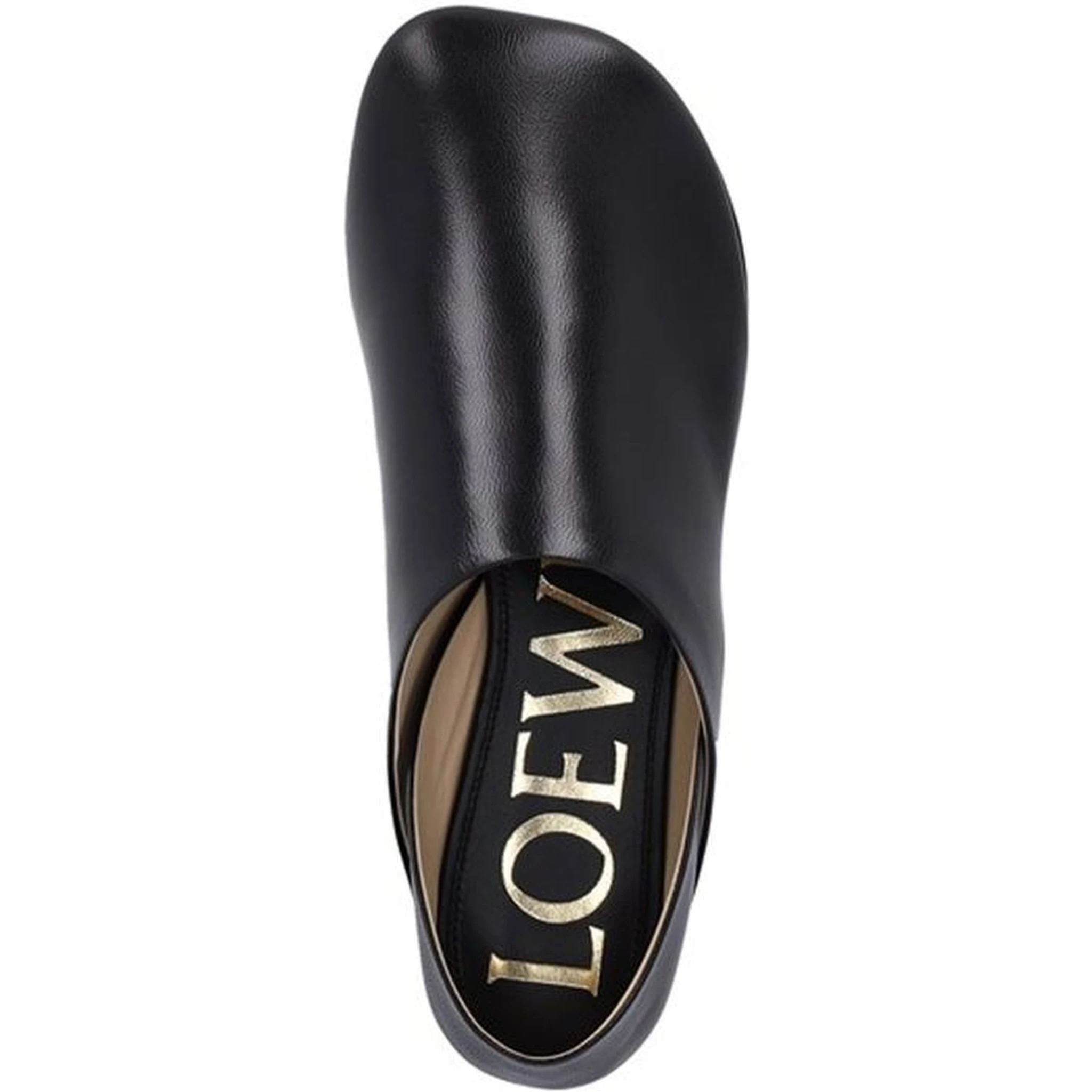 Black Lamb Leather Slip-On Loafers