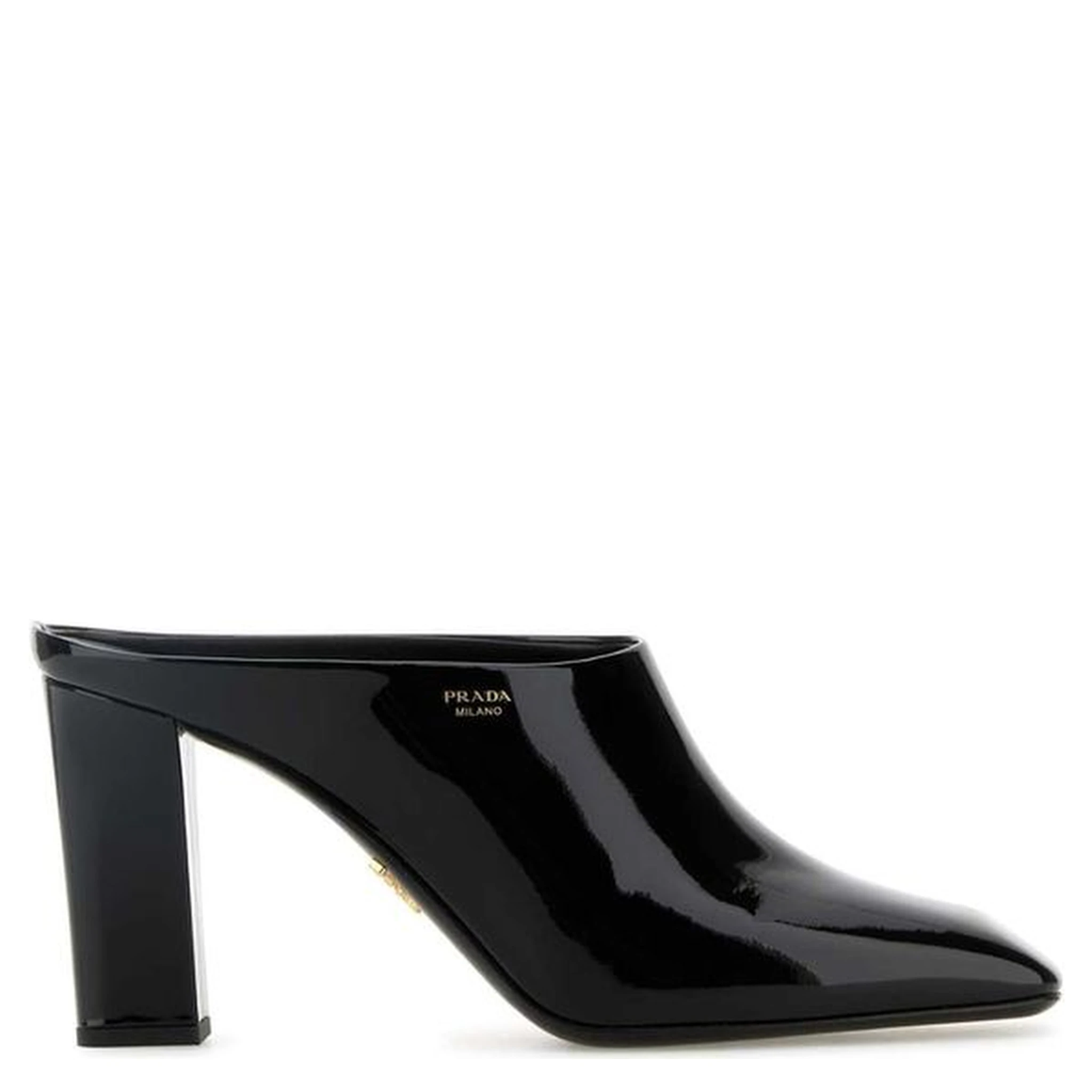Black Calfskin Mules