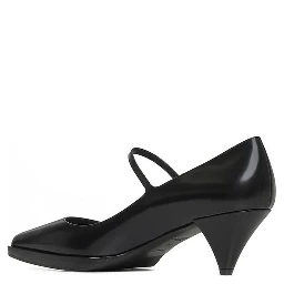 Black Calfskin High Heel Pumps