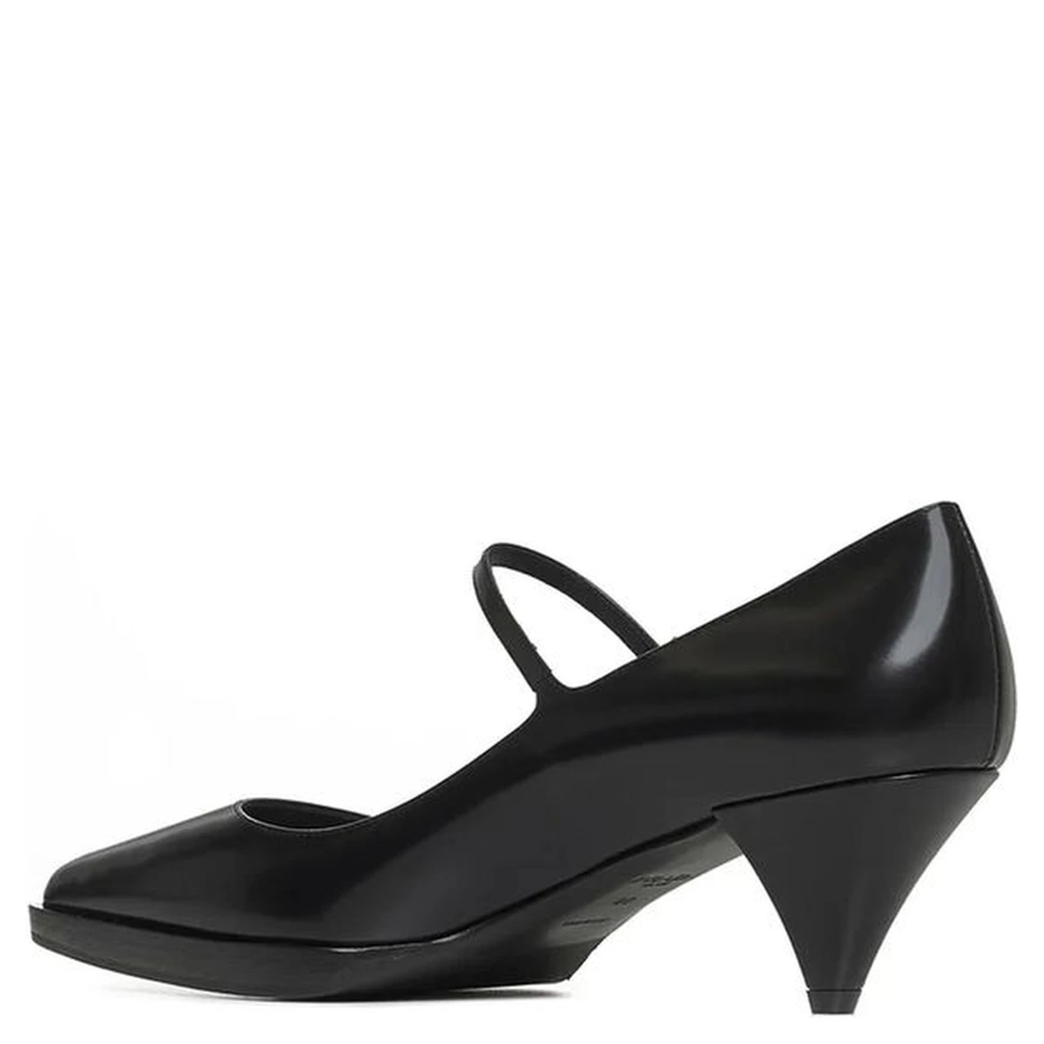 Black Calfskin High Heel Pumps
