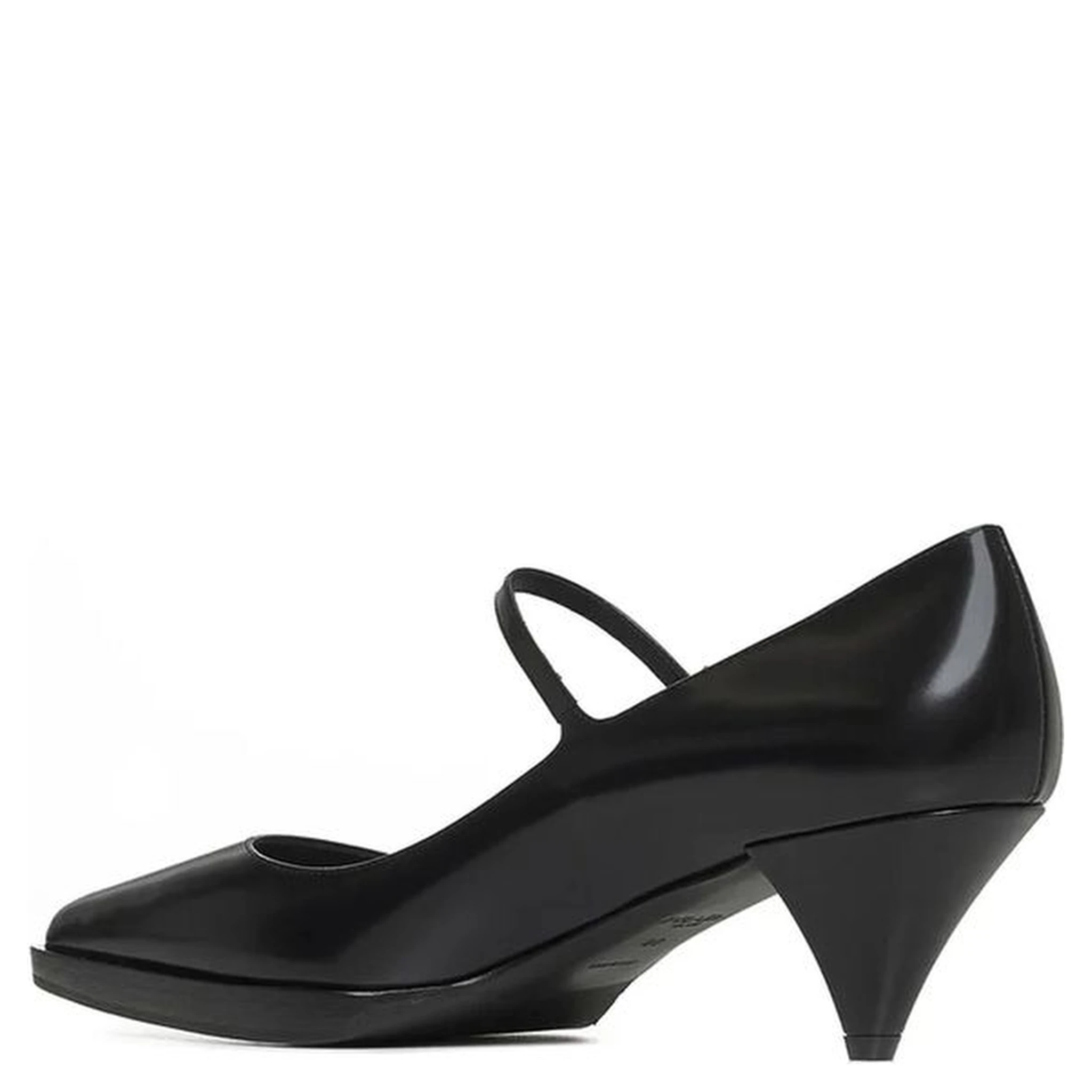 Black Calfskin High Heel Pumps