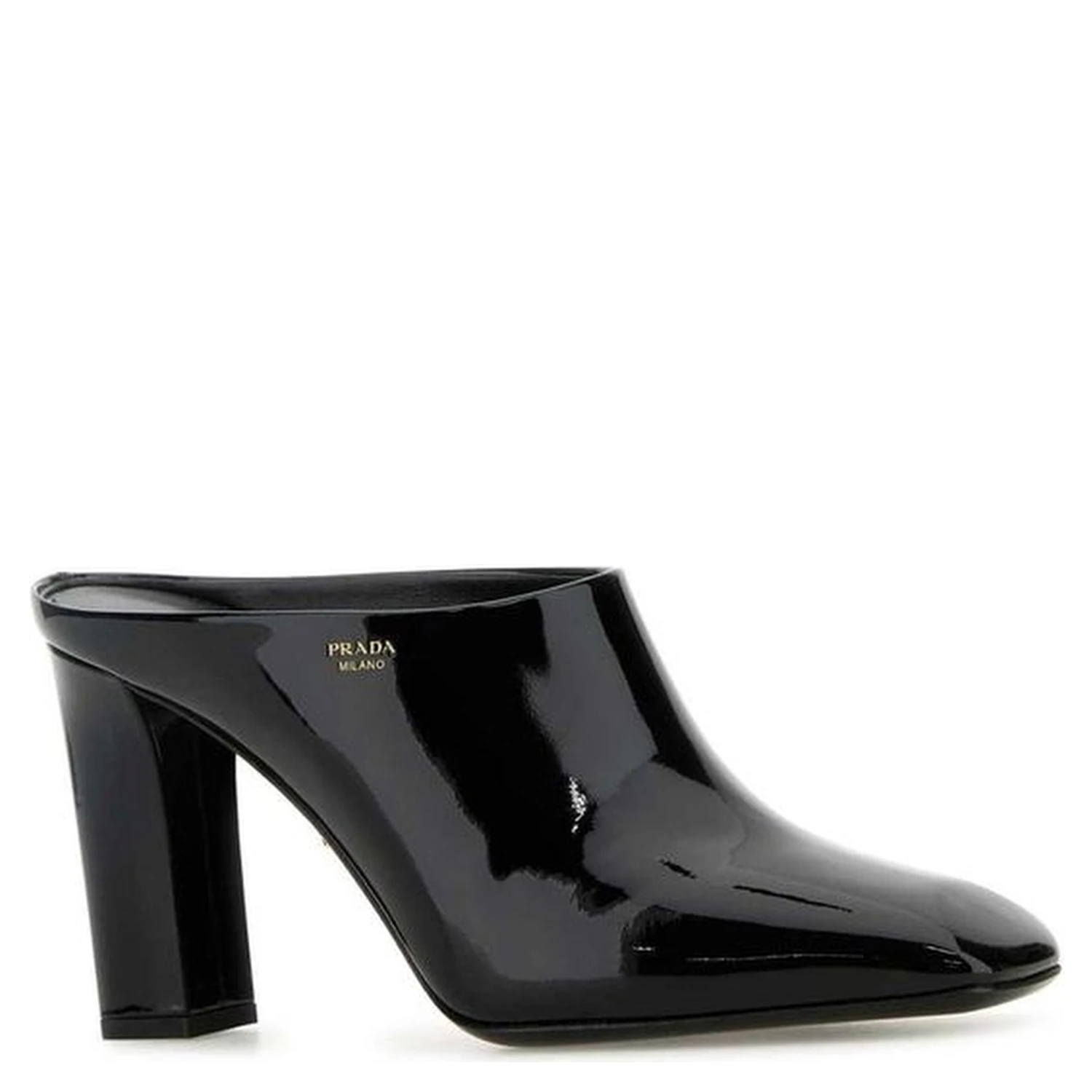 Black Calfskin Mules