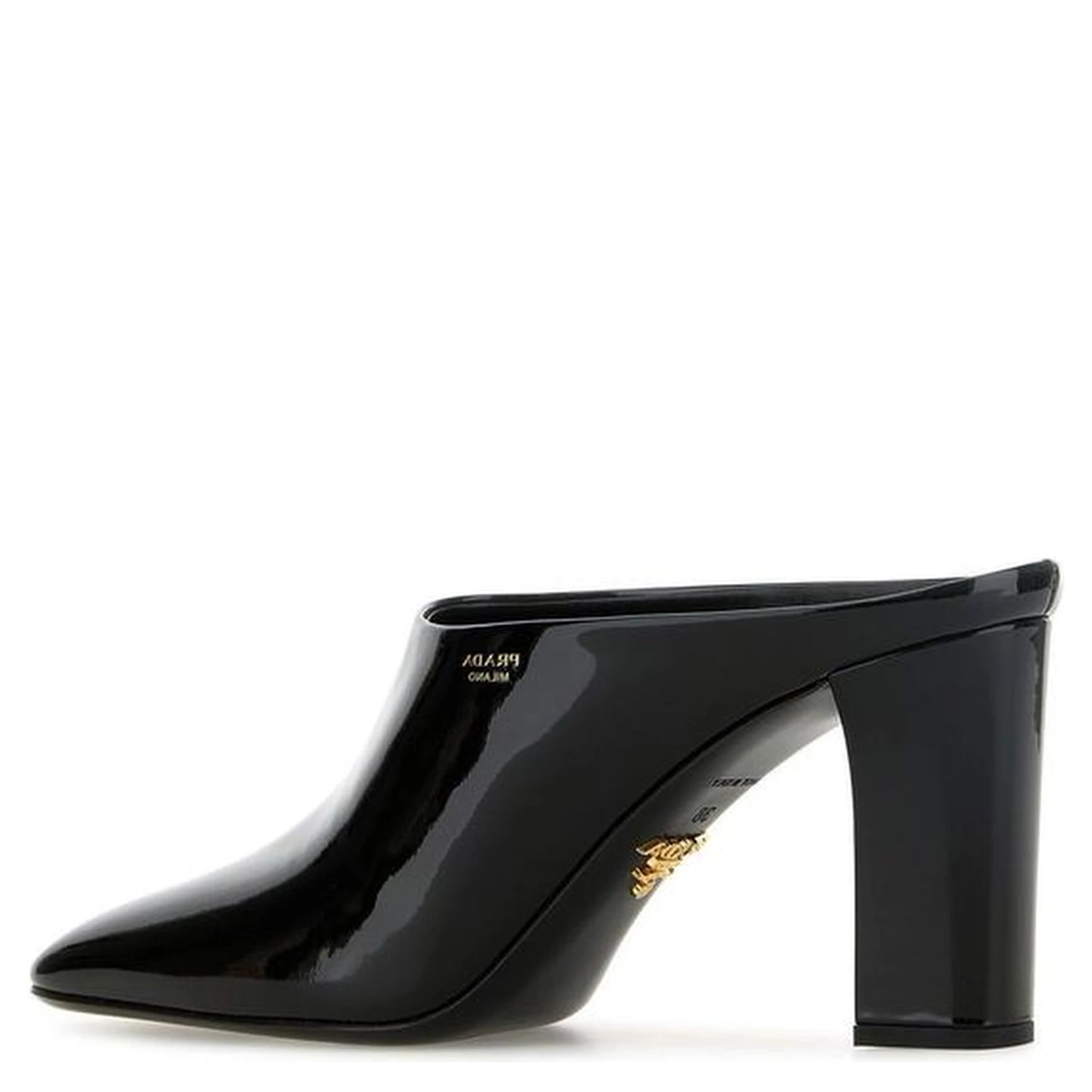 Black Calfskin Mules