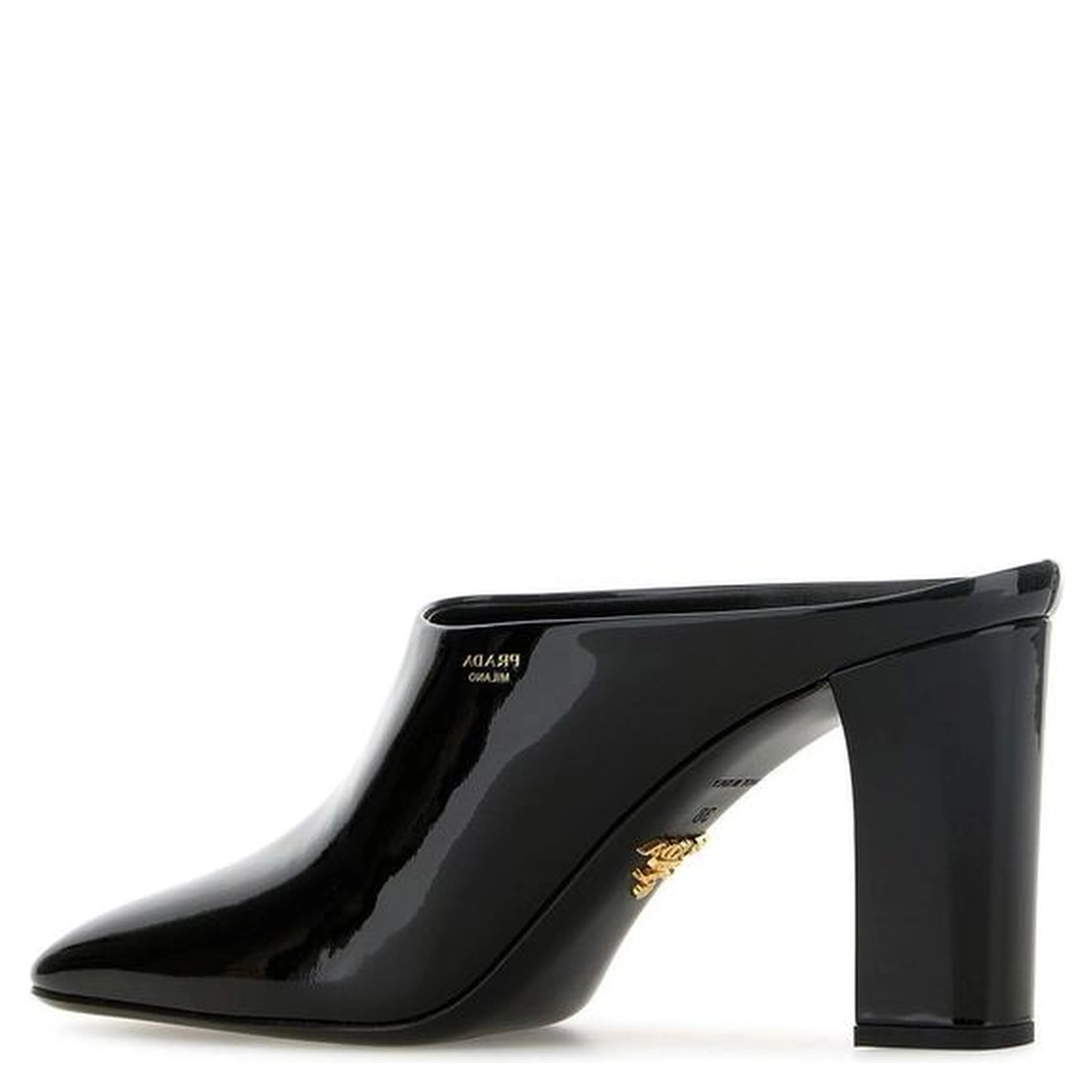 Black Calfskin Mules