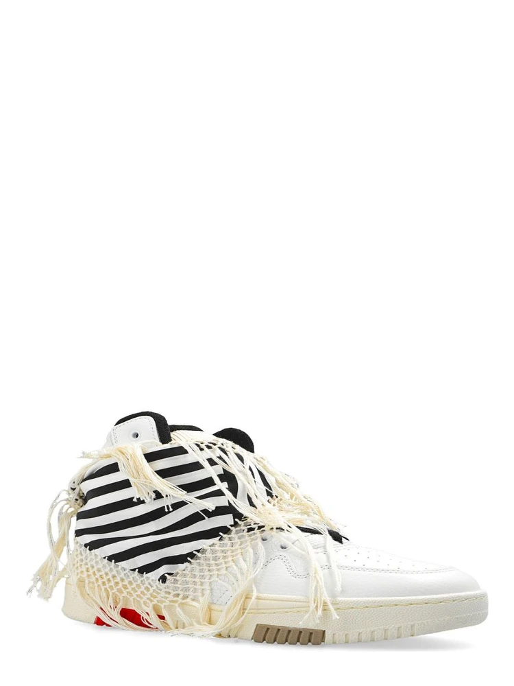 White Calfskin High Top Sneakers alternative