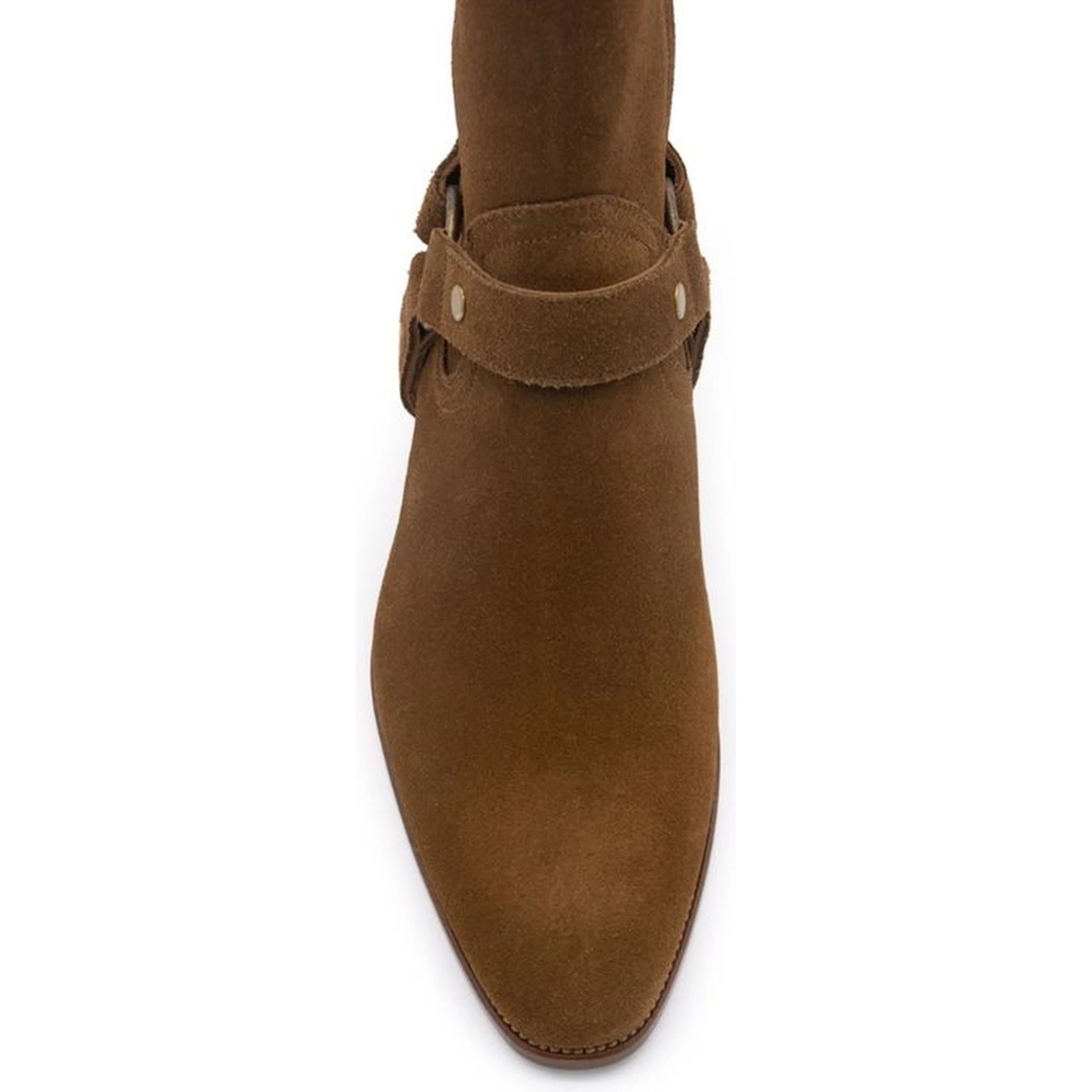 Brown Calfskin Ankle Boots