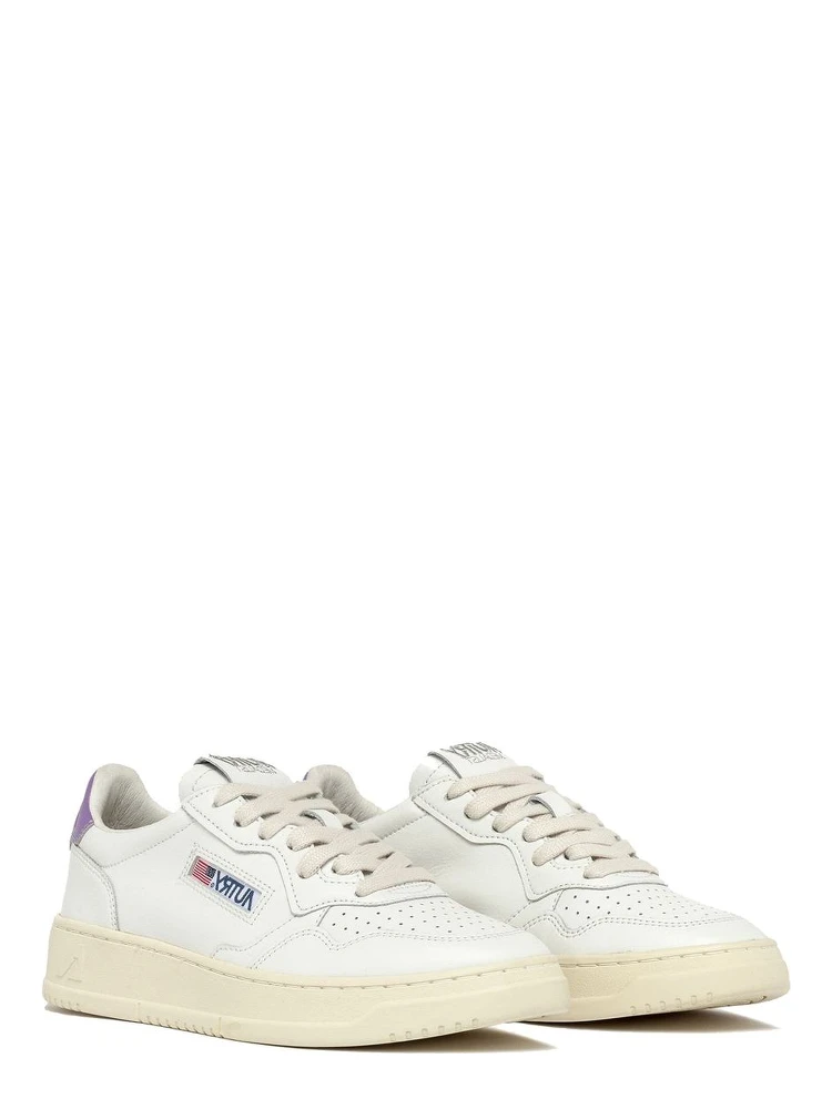 White Leather Low Top Sneakers alternative