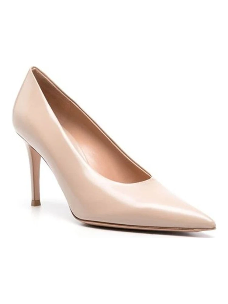 Beige Calfskin High Heel Pumps alternative