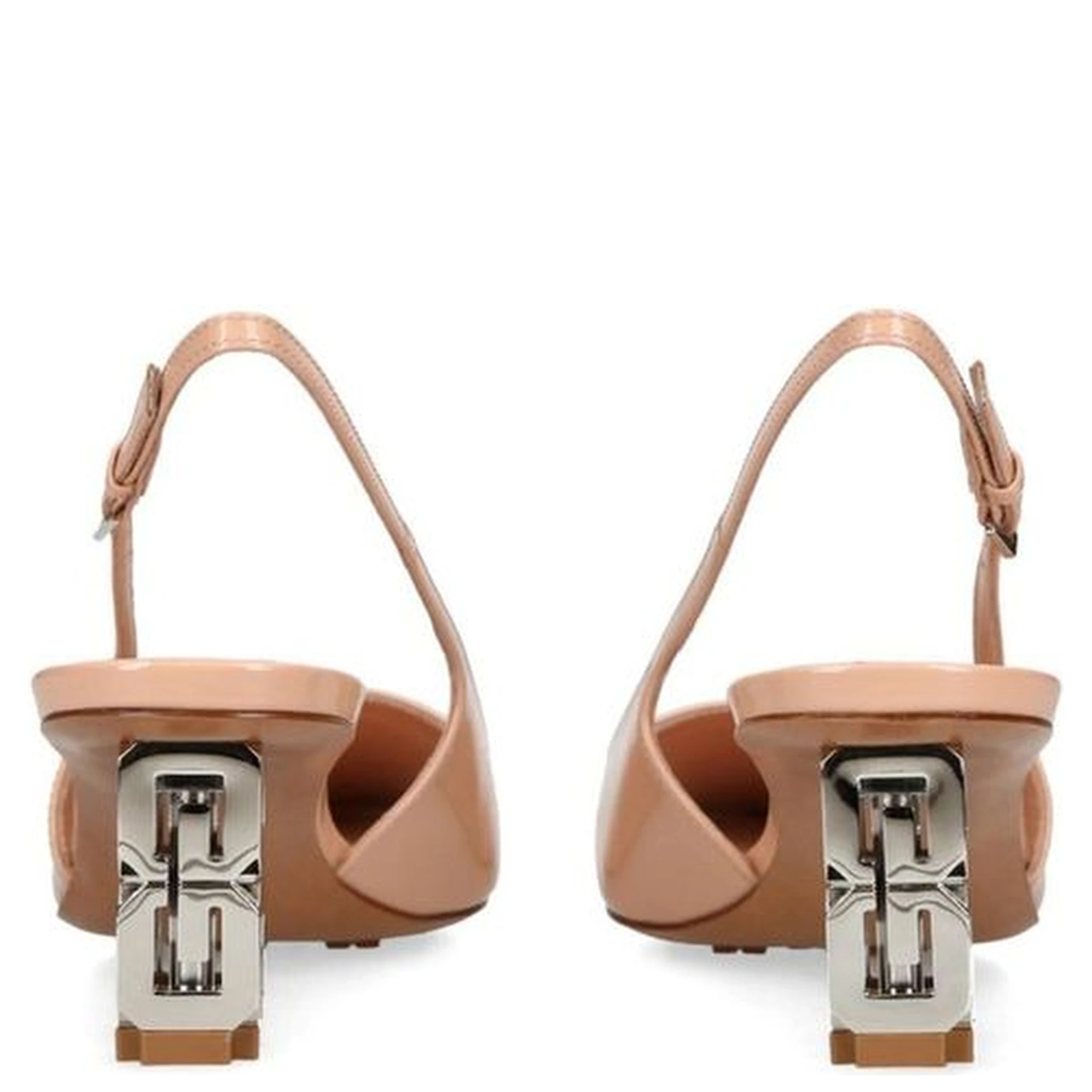 Beige Calfskin Pumps