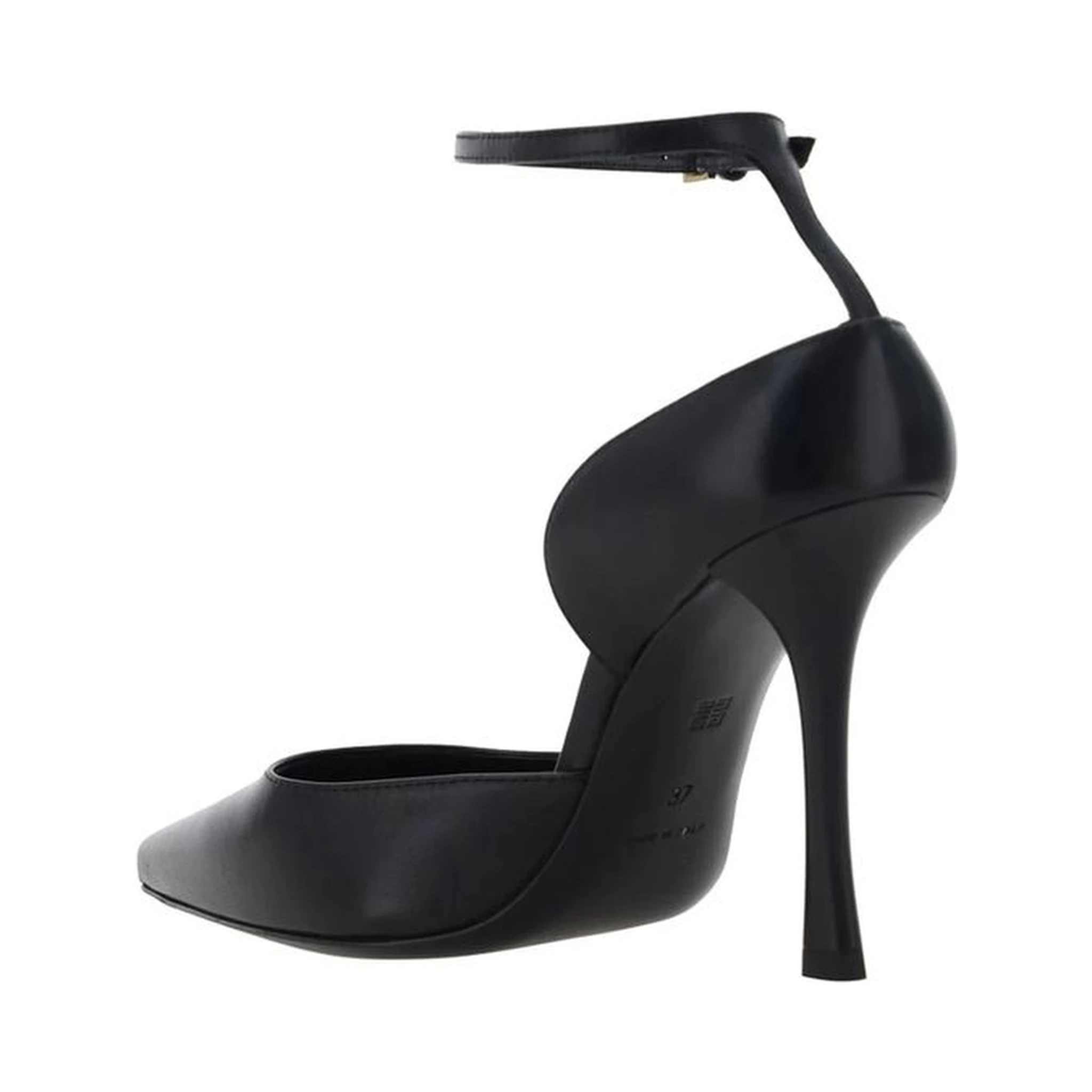 Black Lamb Leather Pumps