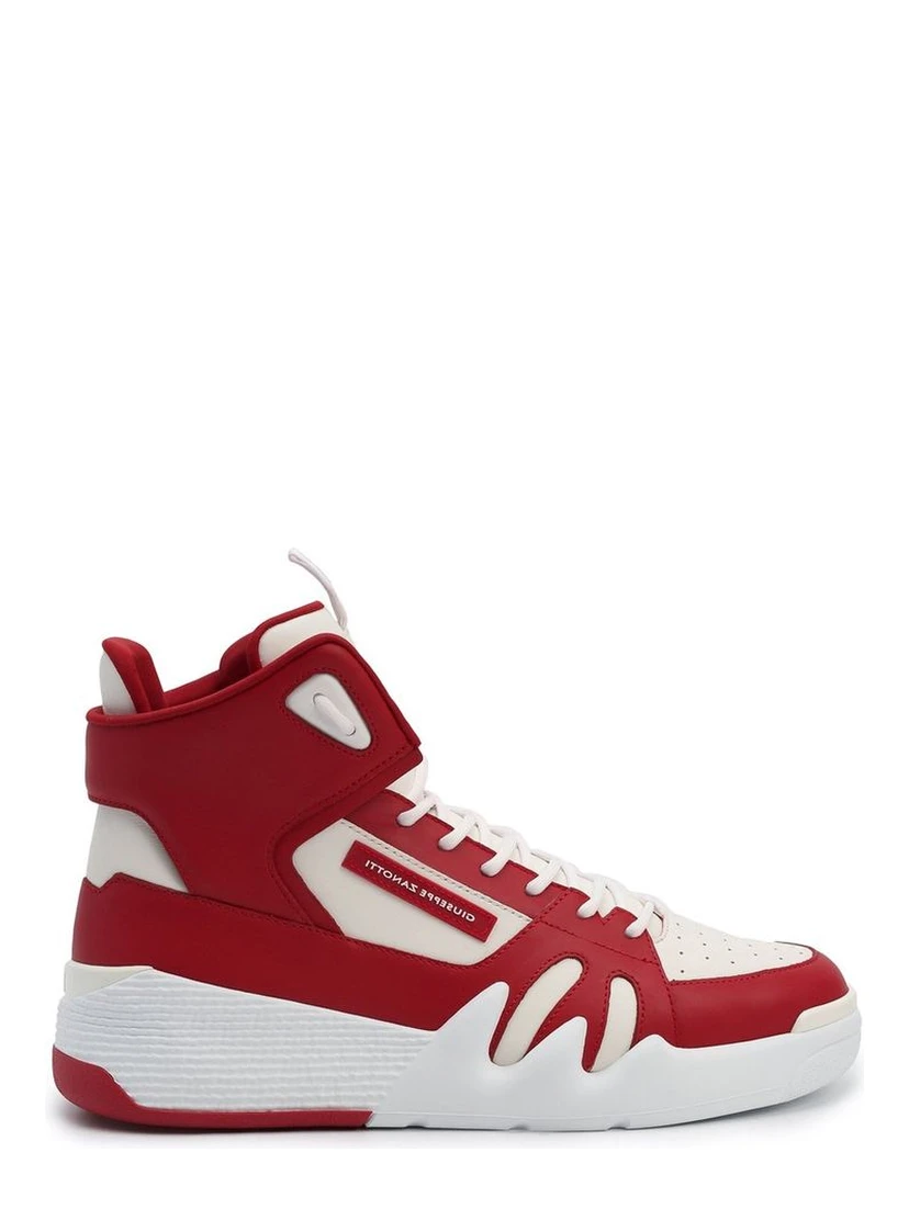 Multicolor Calfskin High Top Sneakers