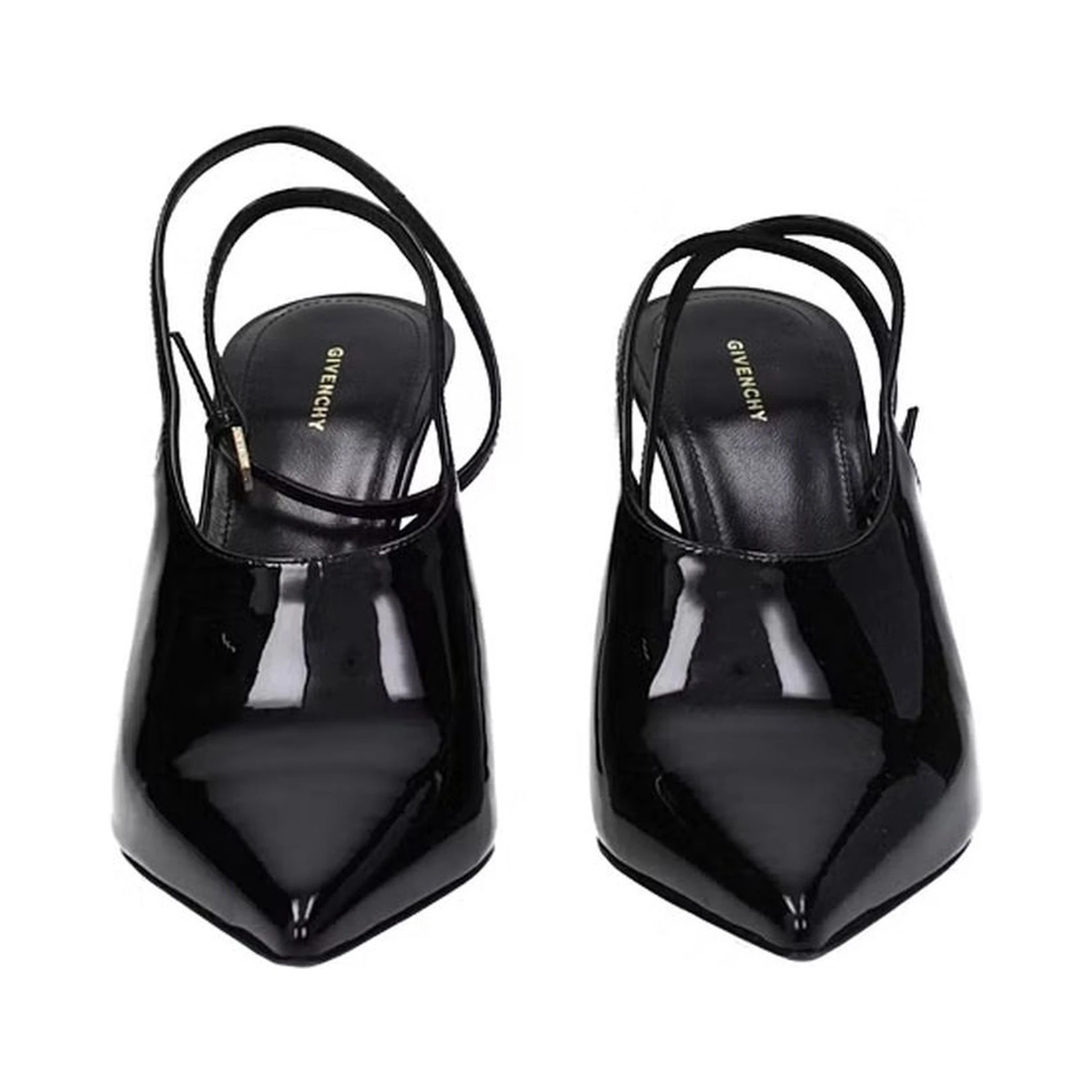 Black Calfskin High Heel Pumps