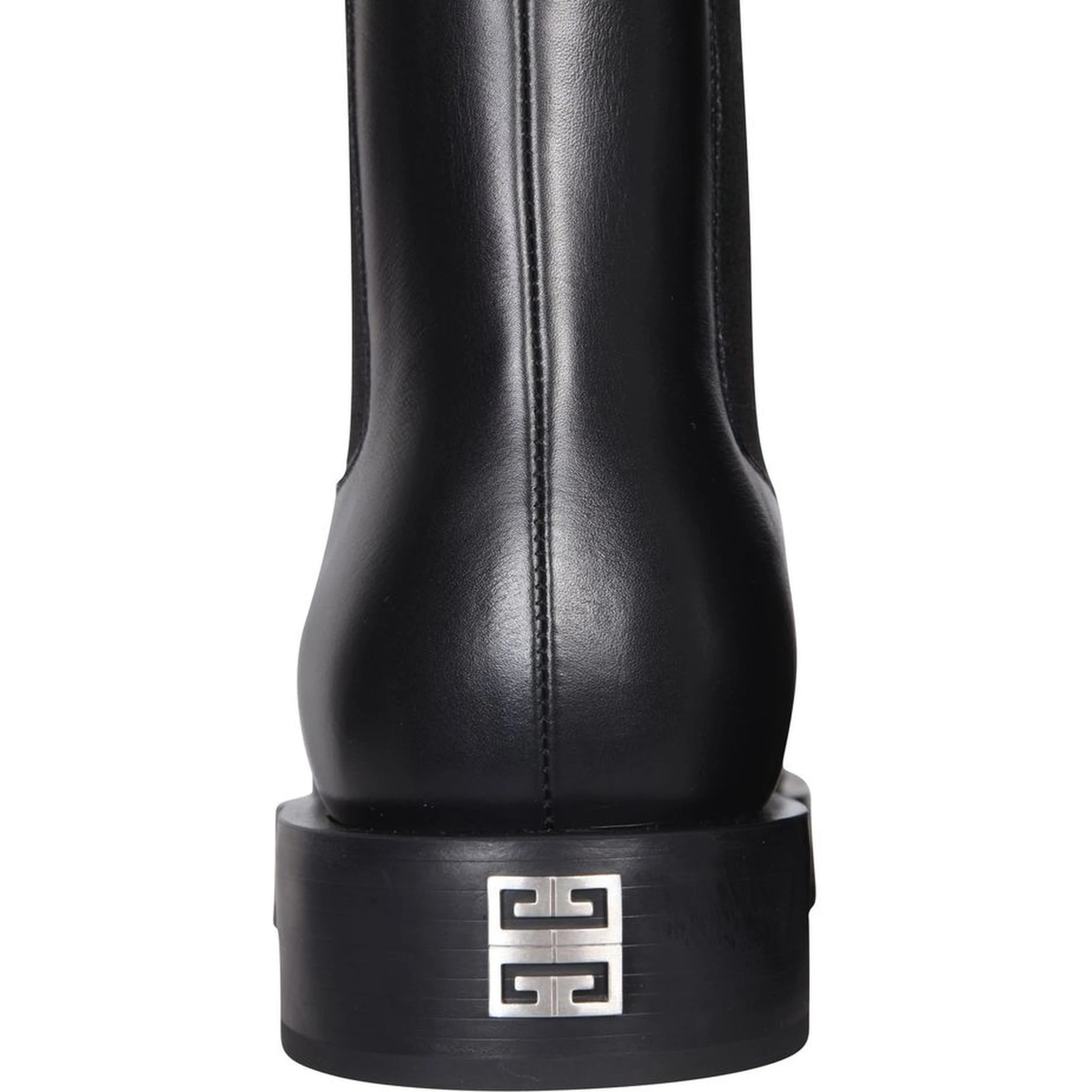 Black Calfskin Chelsea Boots