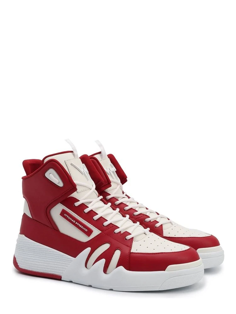 Multicolor Calfskin High Top Sneakers alternative