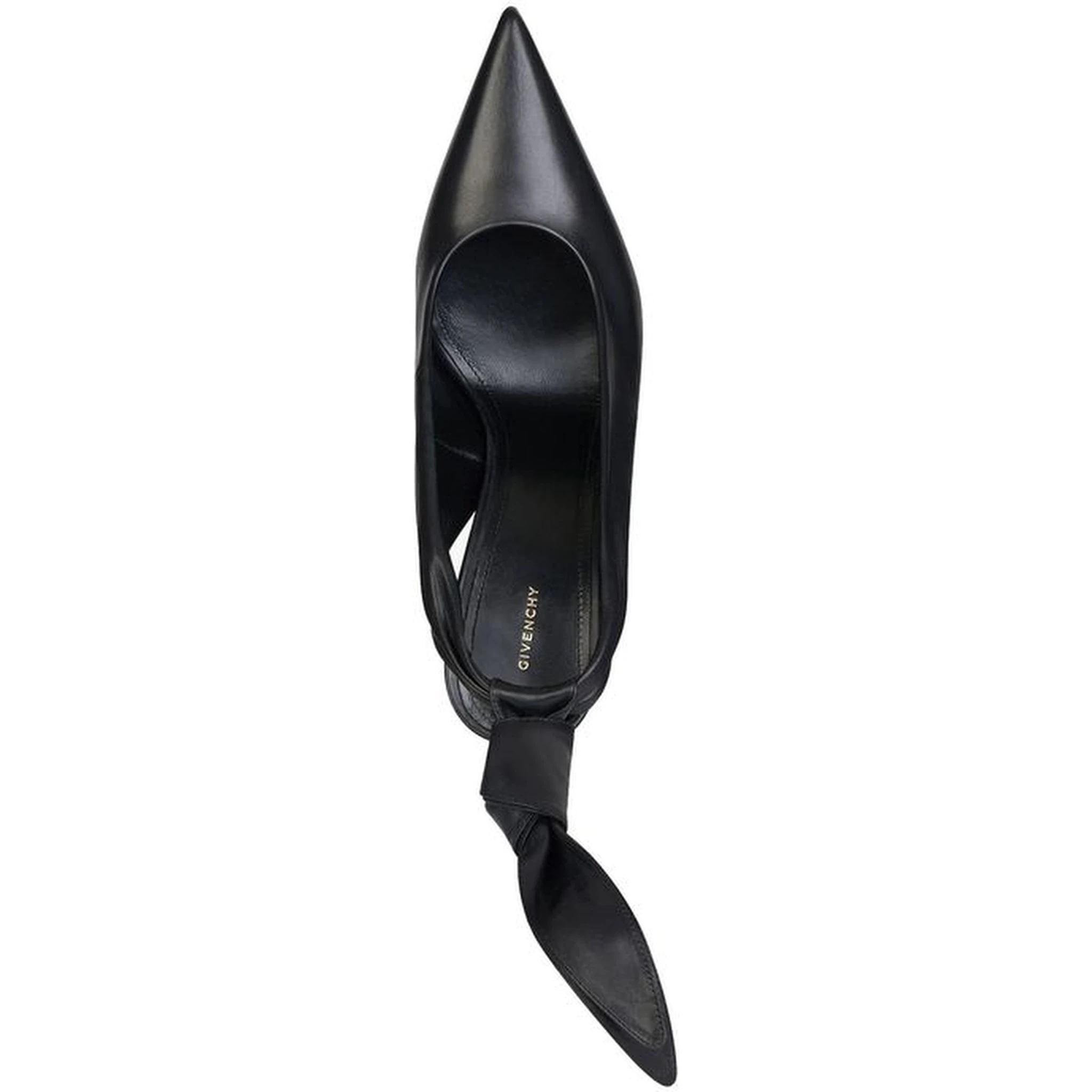 Black Calfskin High Heel Pumps