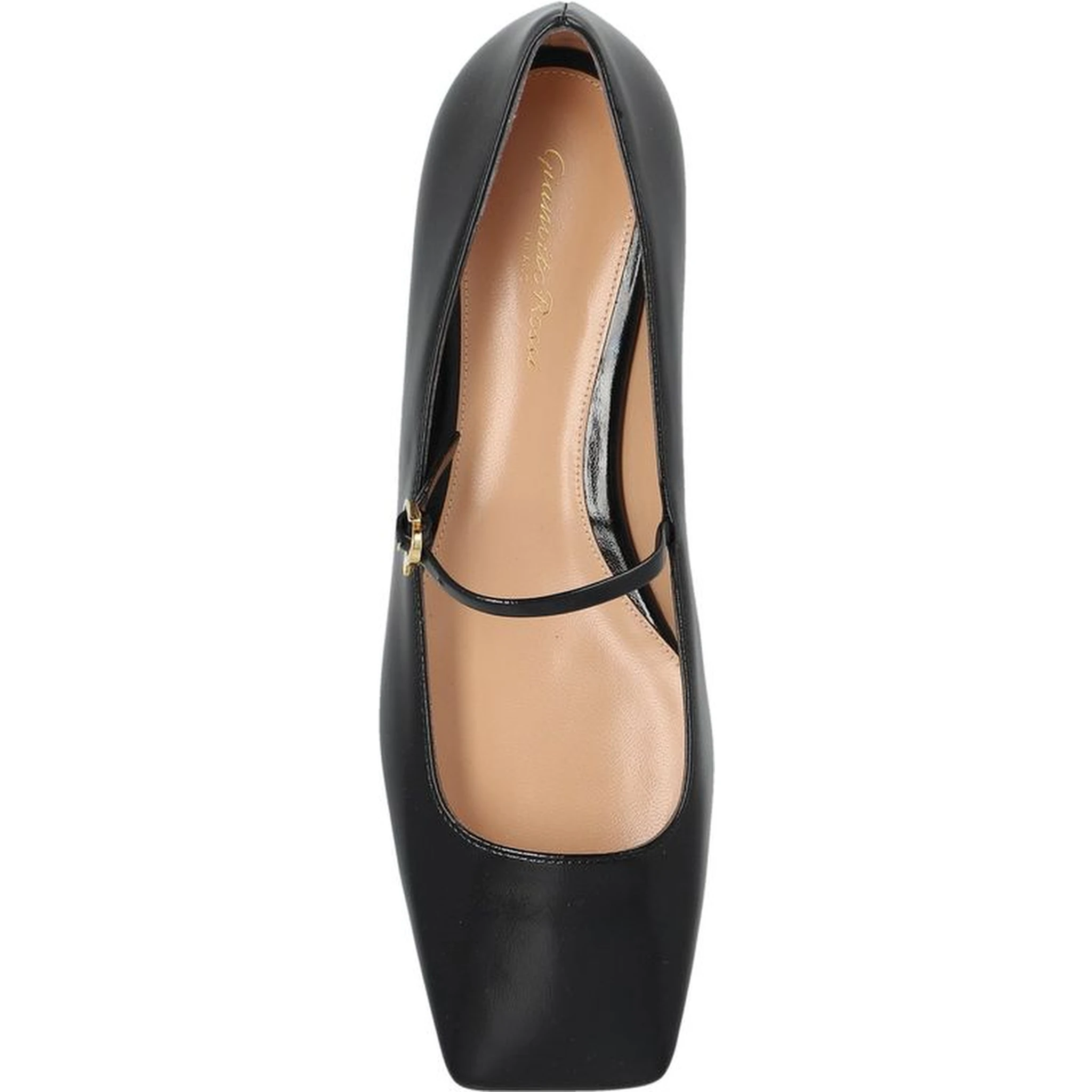 Black Calfskin Ballet Flats