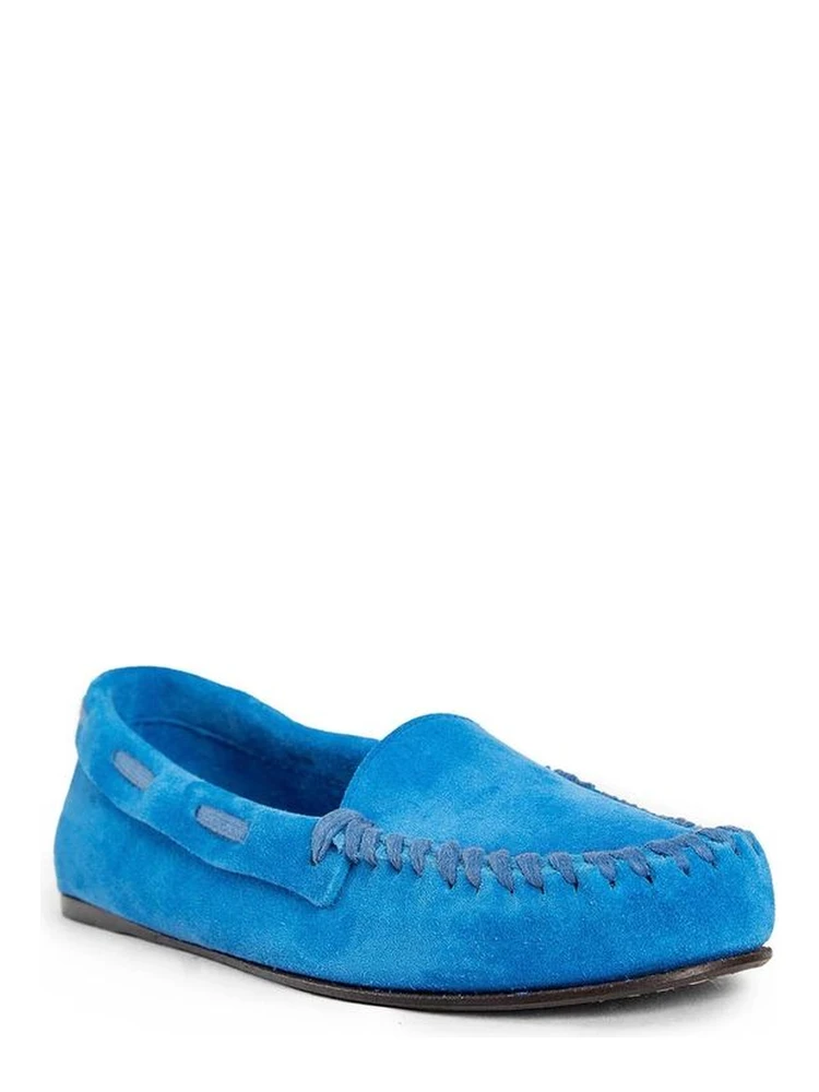 Blue Calfskin Moccassin alternative