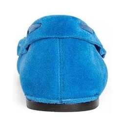 Blue Calfskin Moccassin