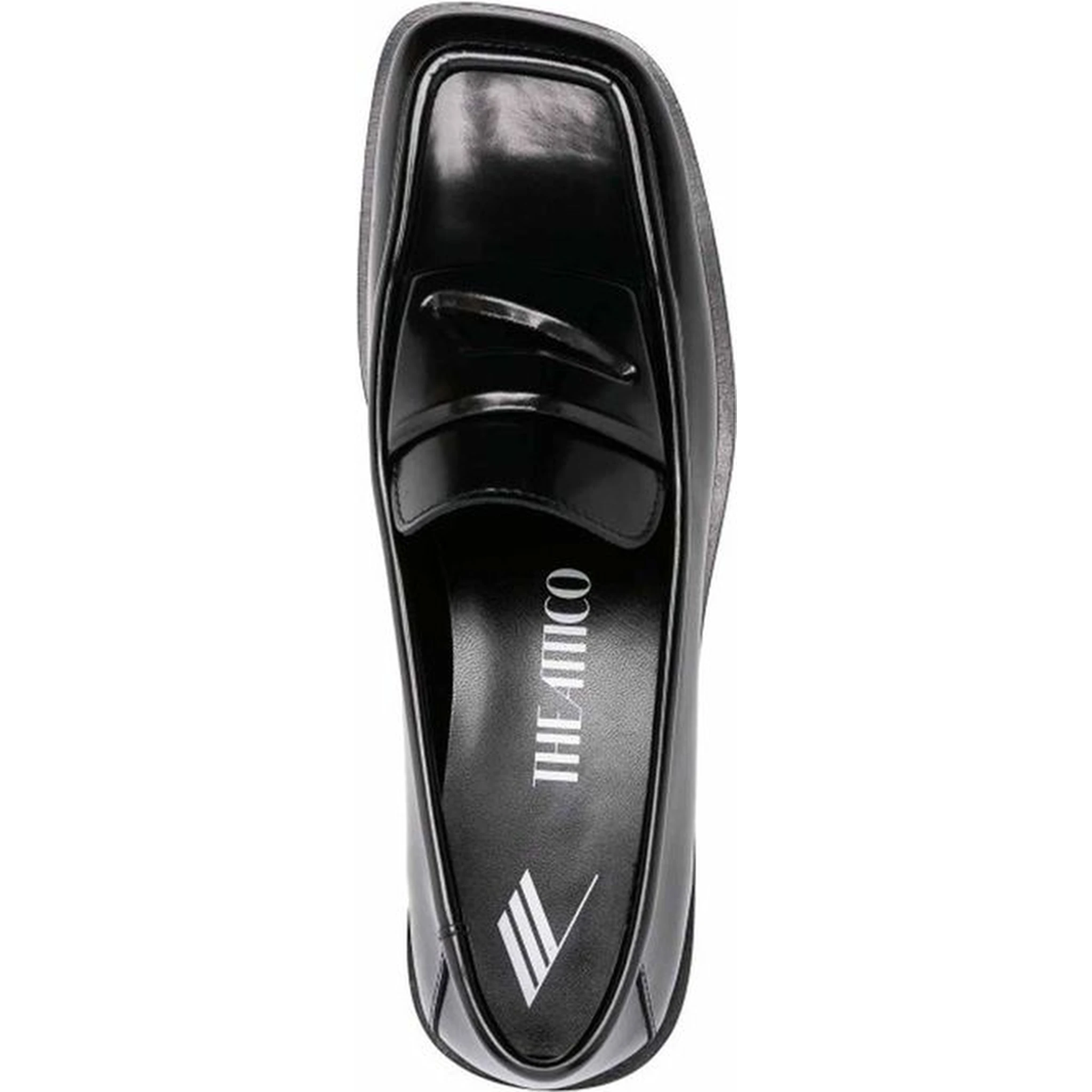 Black Calfskin Slip-On Loafers