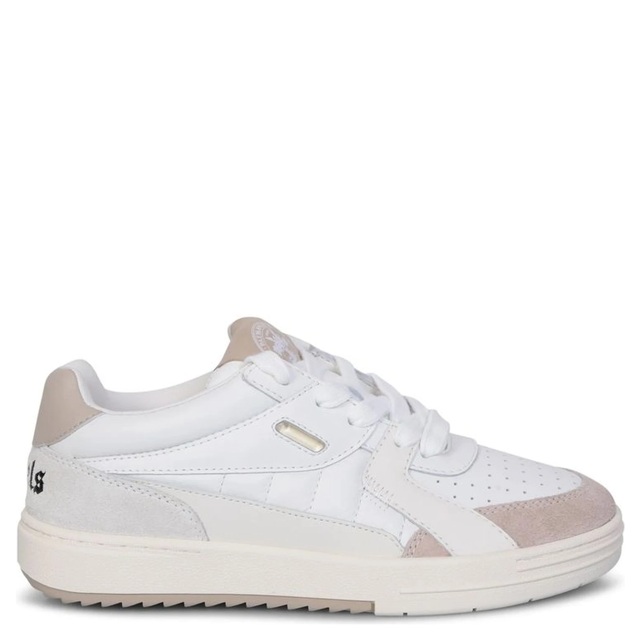 White Calfskin Low Top Sneakers