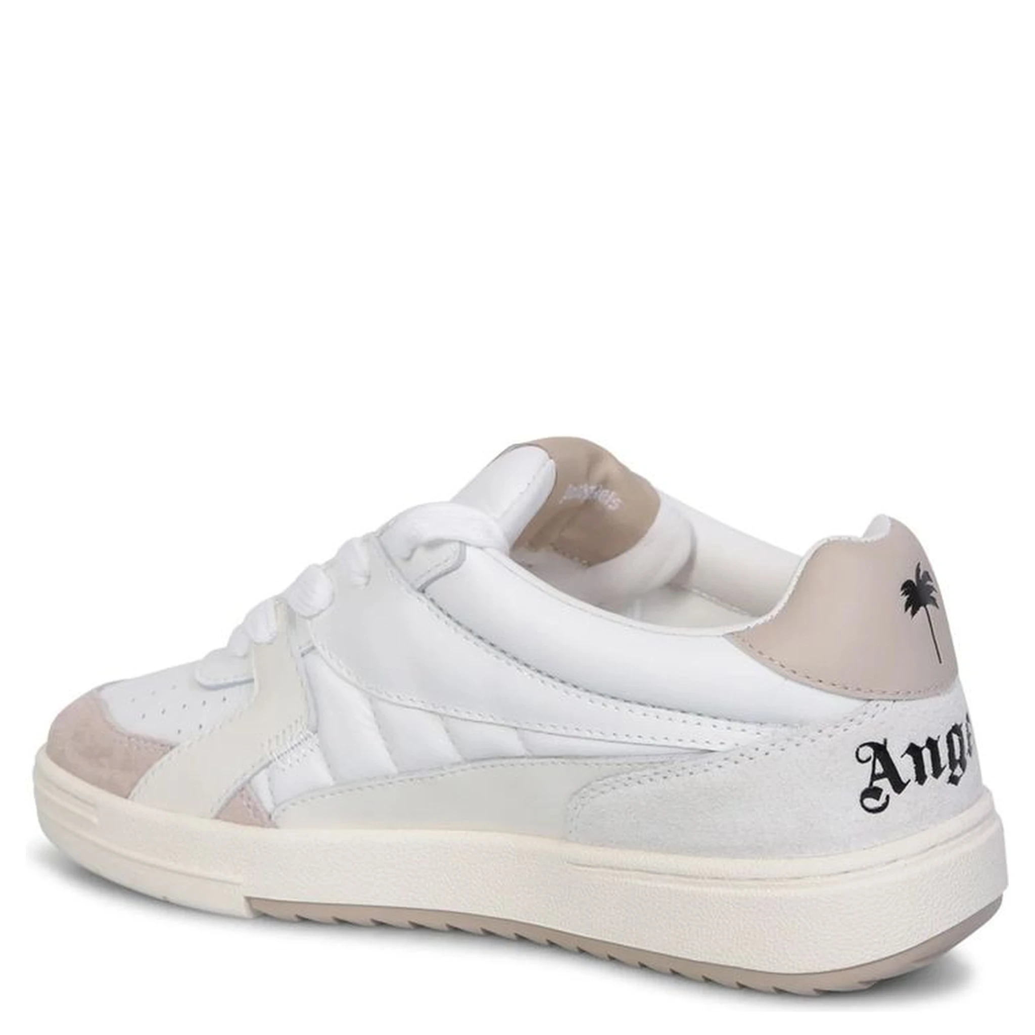 White Calfskin Low Top Sneakers