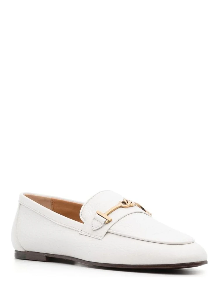 White Calfskin Slip-On Loafers alternative