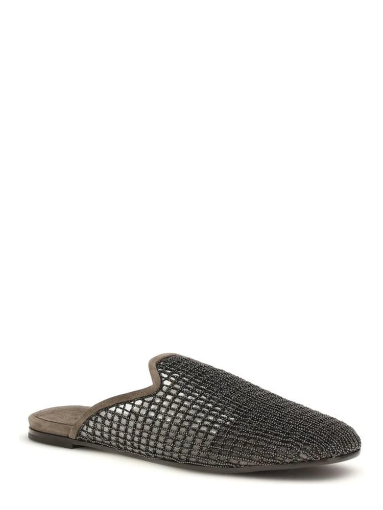 Gray Calf Leather Bos Taurus Mules alternative