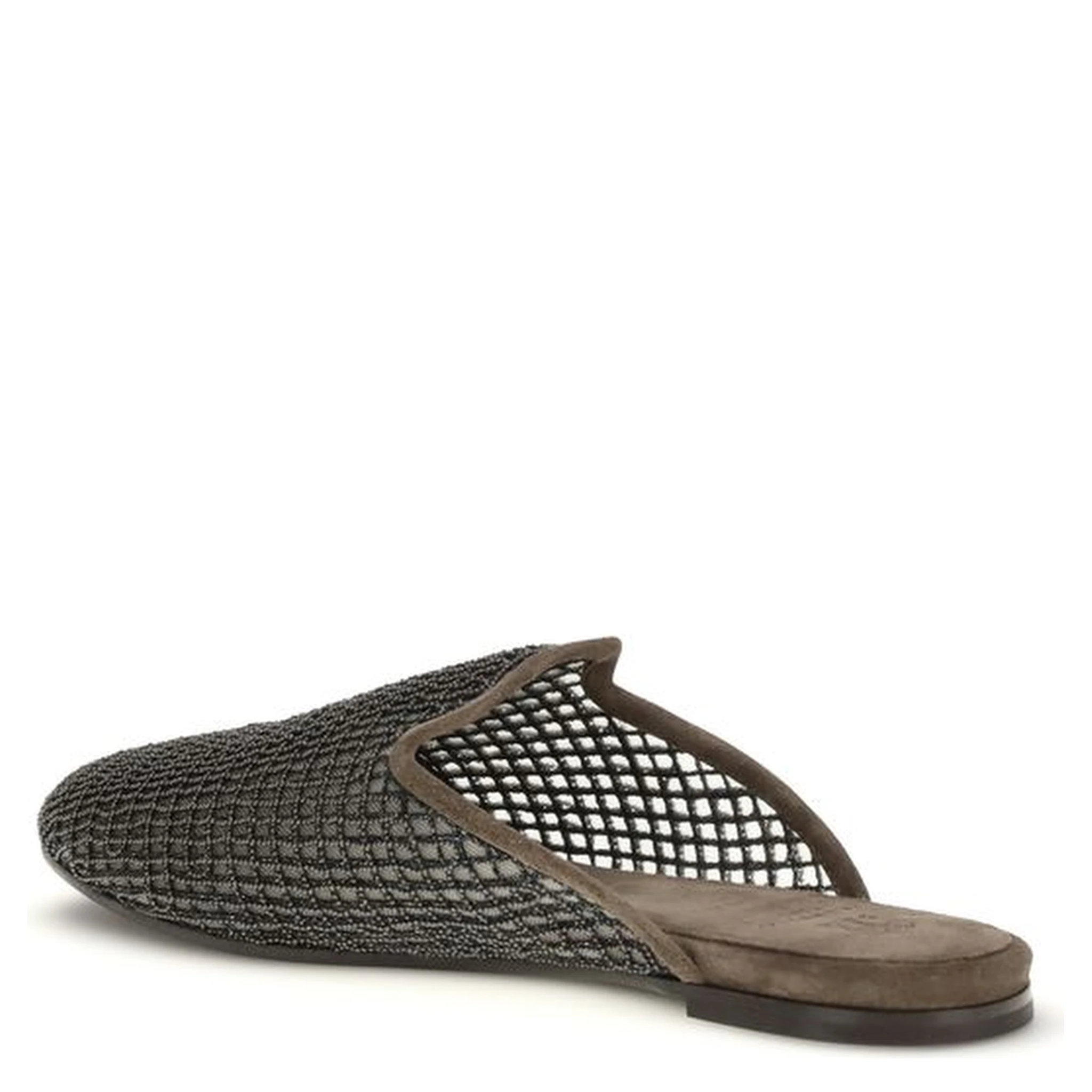 Gray Calf Leather Bos Taurus Mules