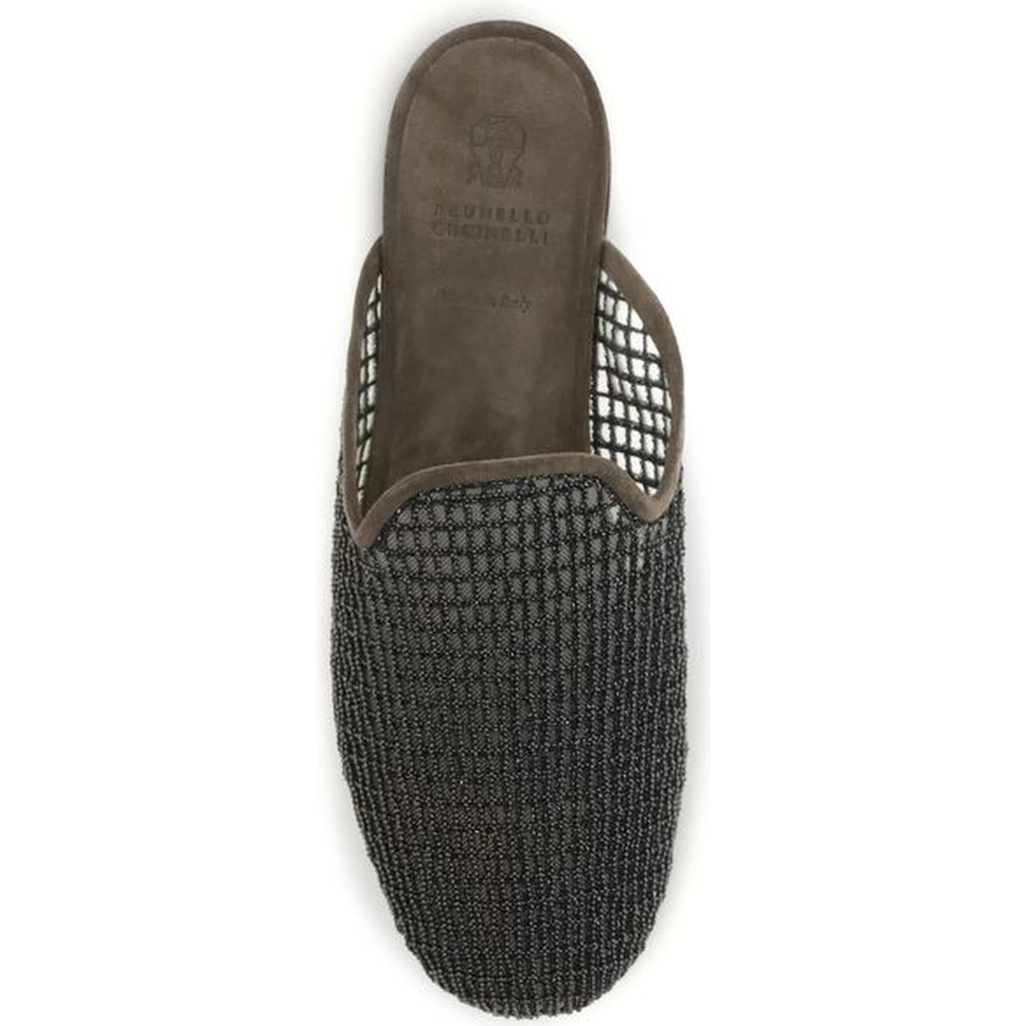 Gray Calf Leather Bos Taurus Mules