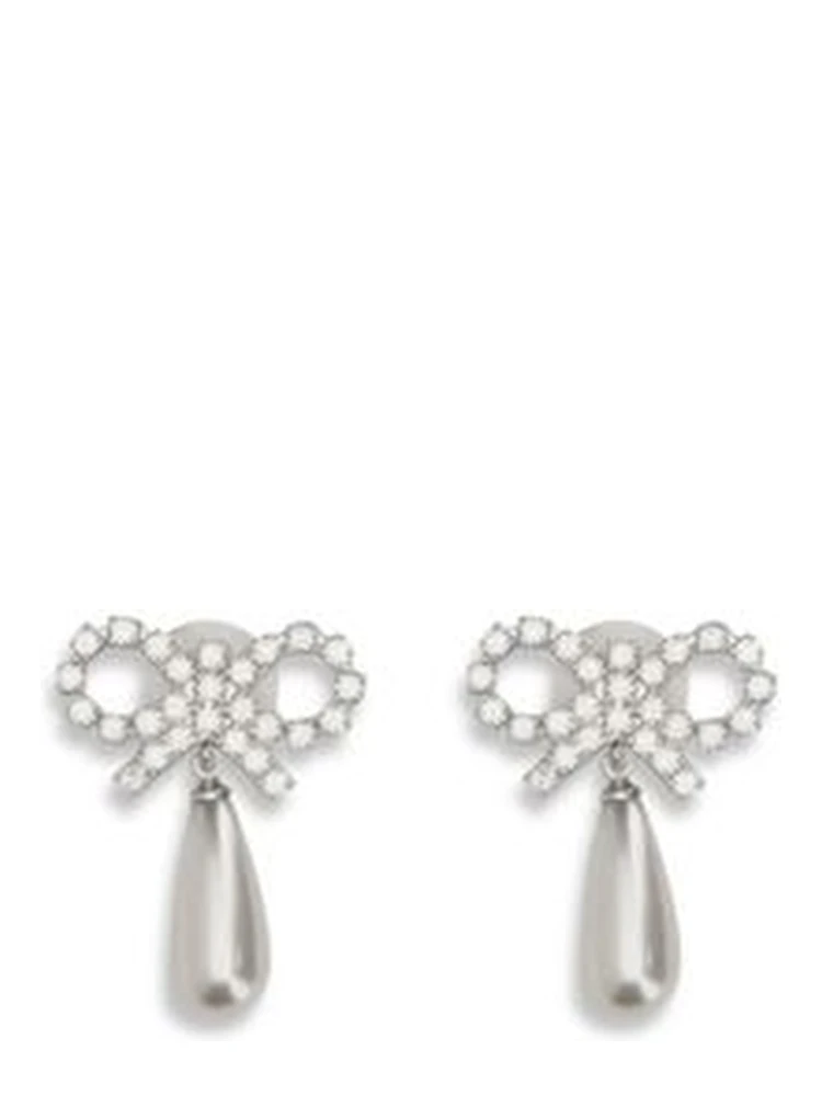 Silver Brass Earrings