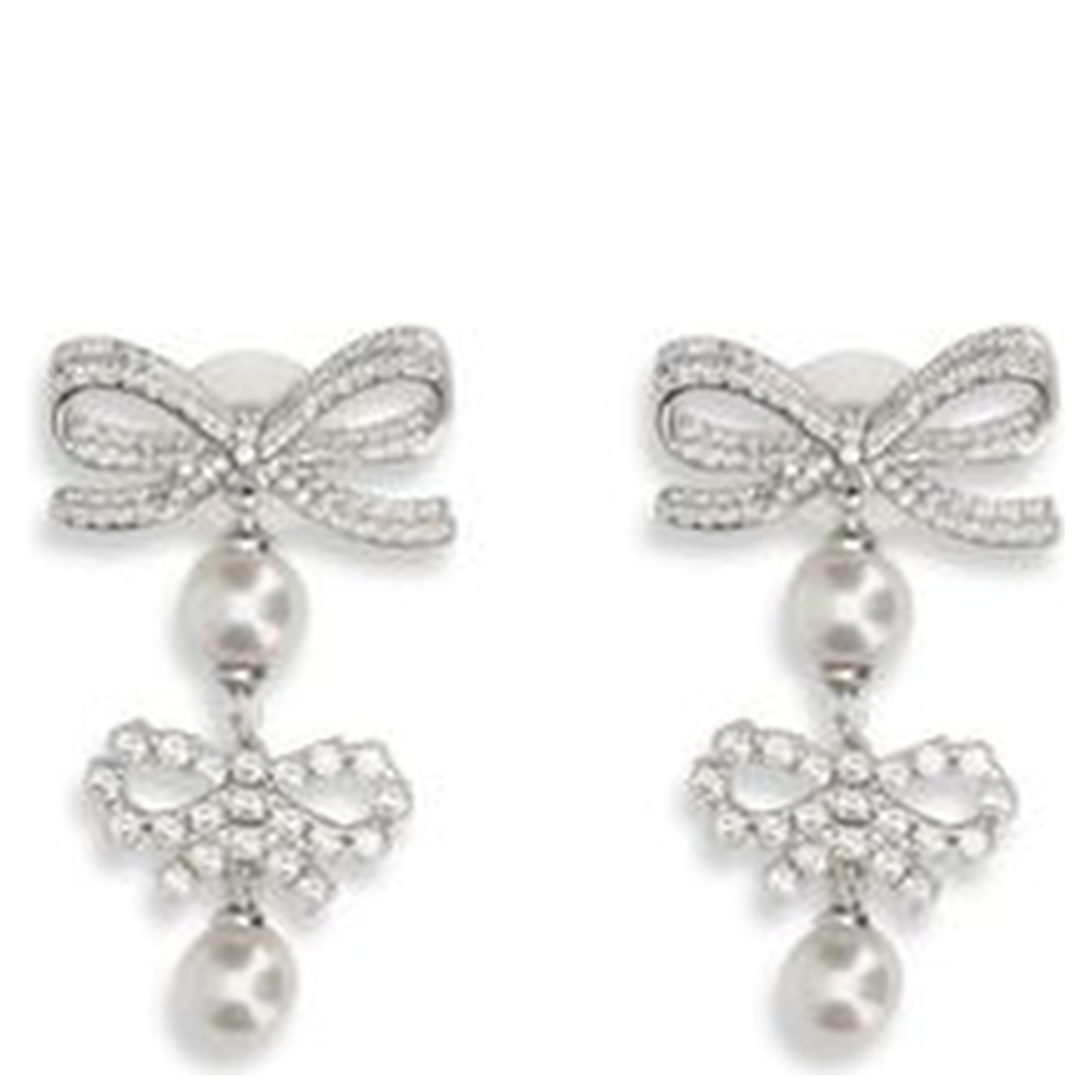 Silver Brass Earrings