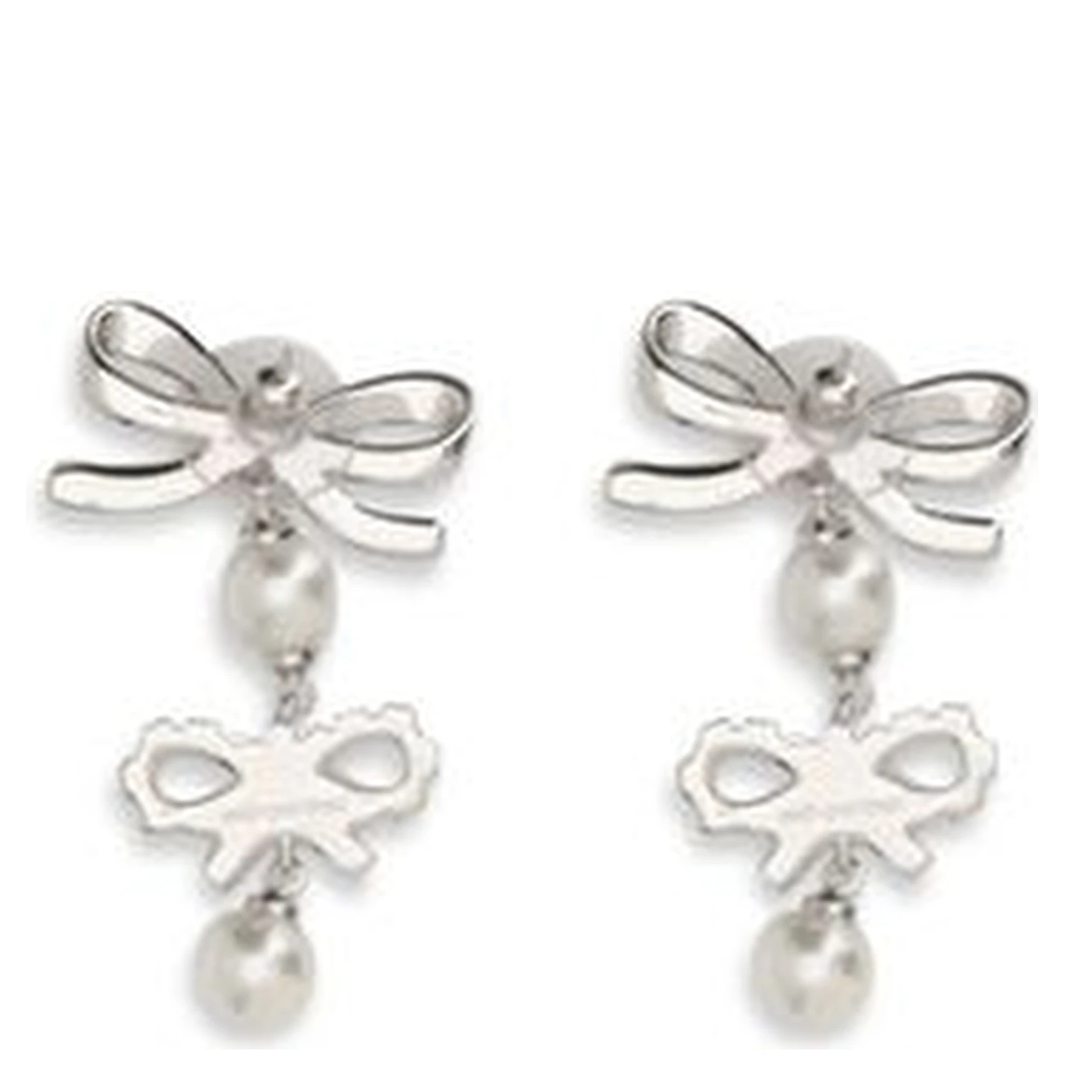 Silver Brass Earrings