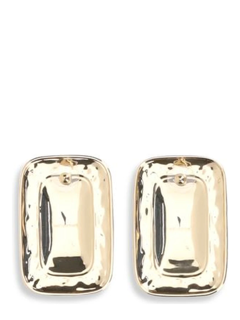 Gold Brass Earrings